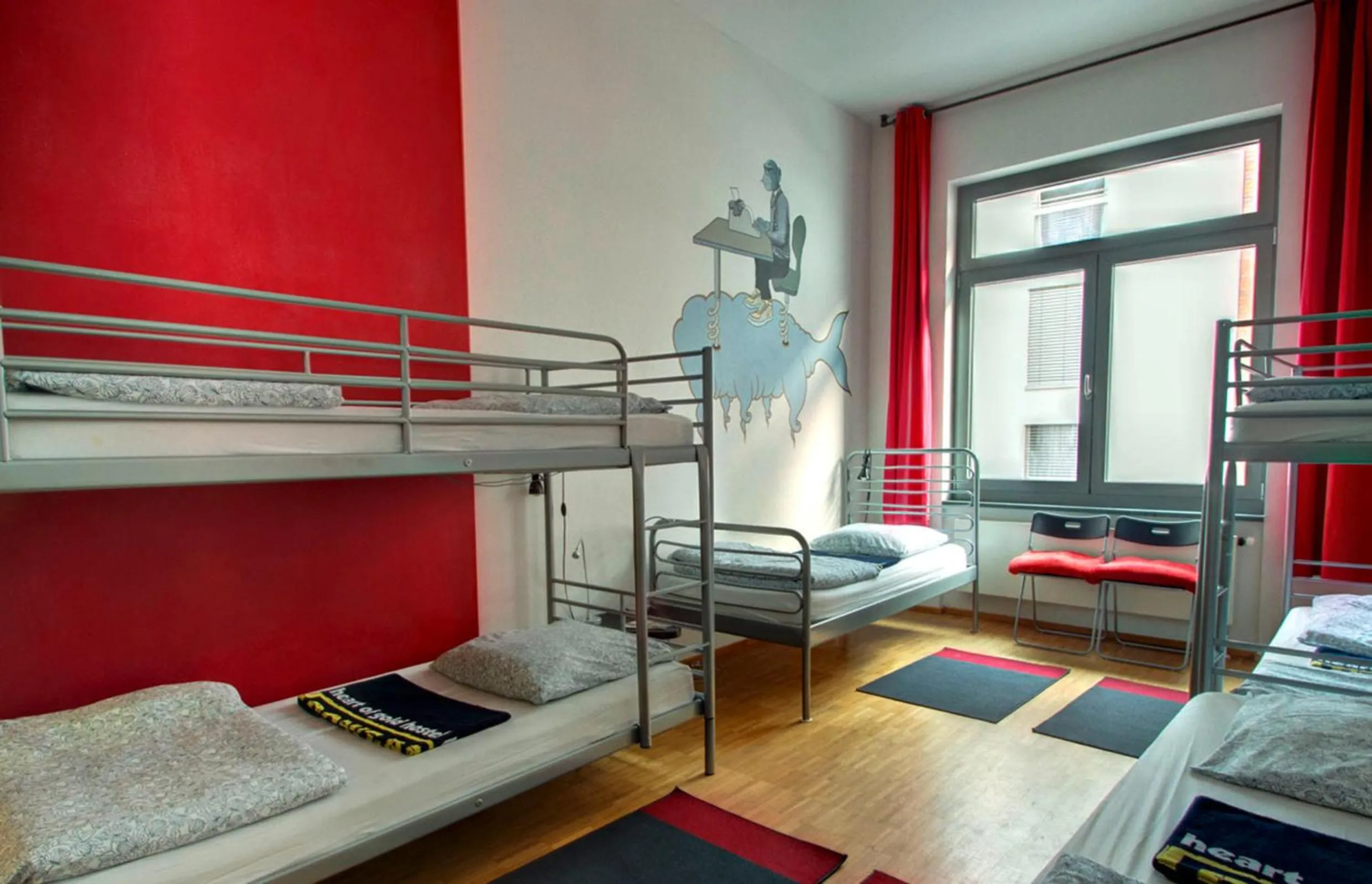 Photo of the whole room, Bed in Heart of Gold Hostel Berlin