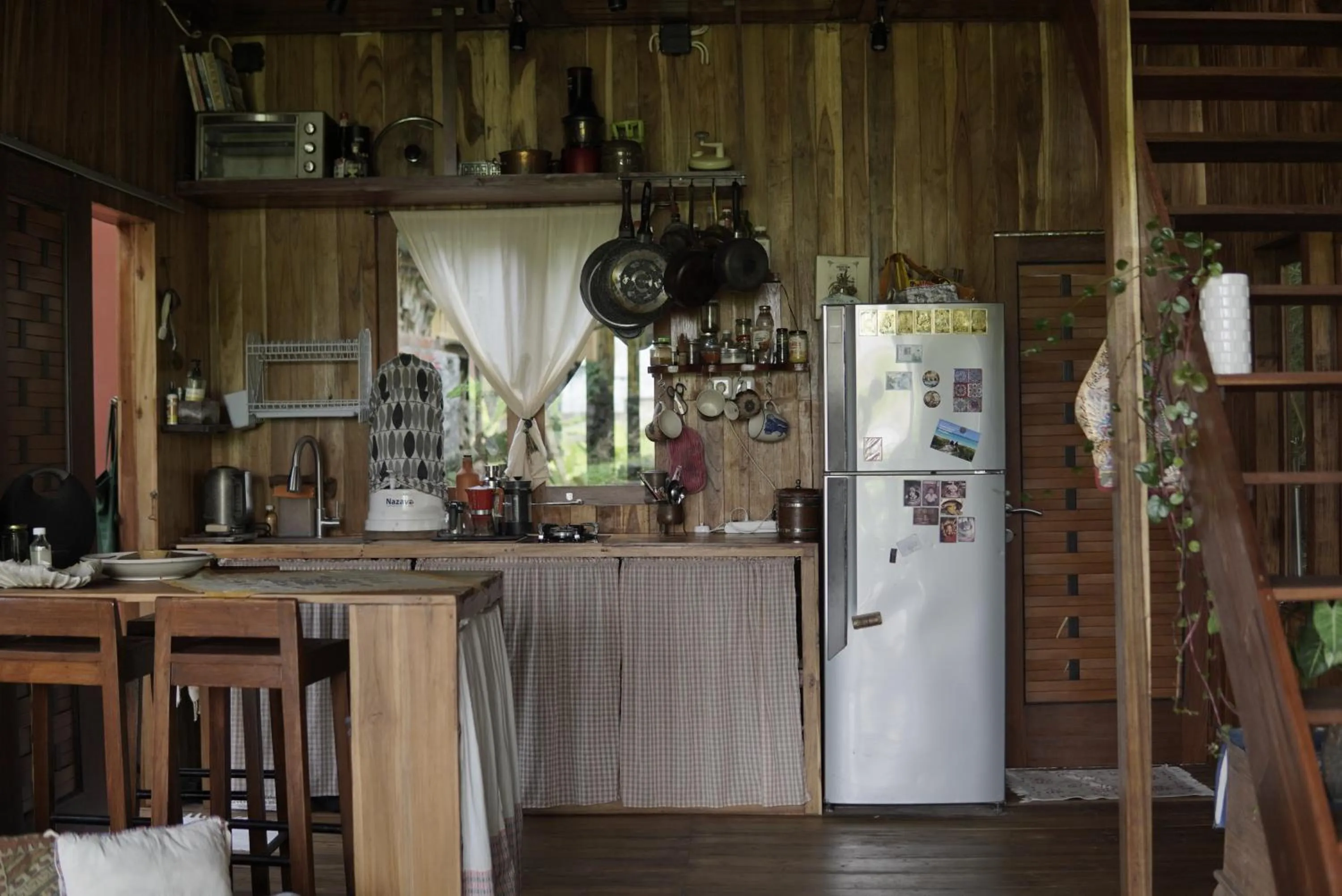 Kitchen or kitchenette in Ubuntu Bali Eco Yoga Retreat - CANGGU