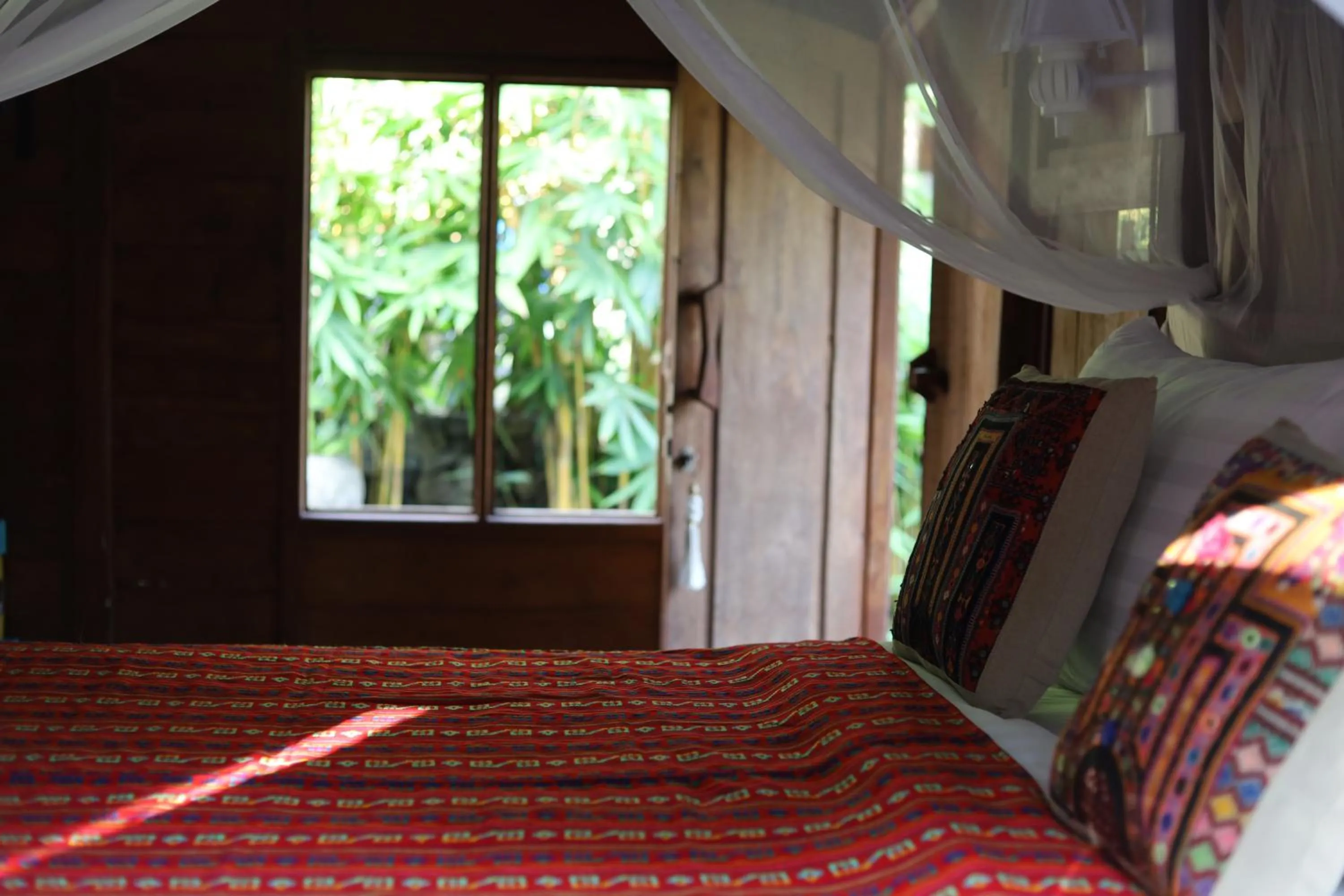 Property building, Bed in Ubuntu Bali Eco Yoga Retreat - CANGGU