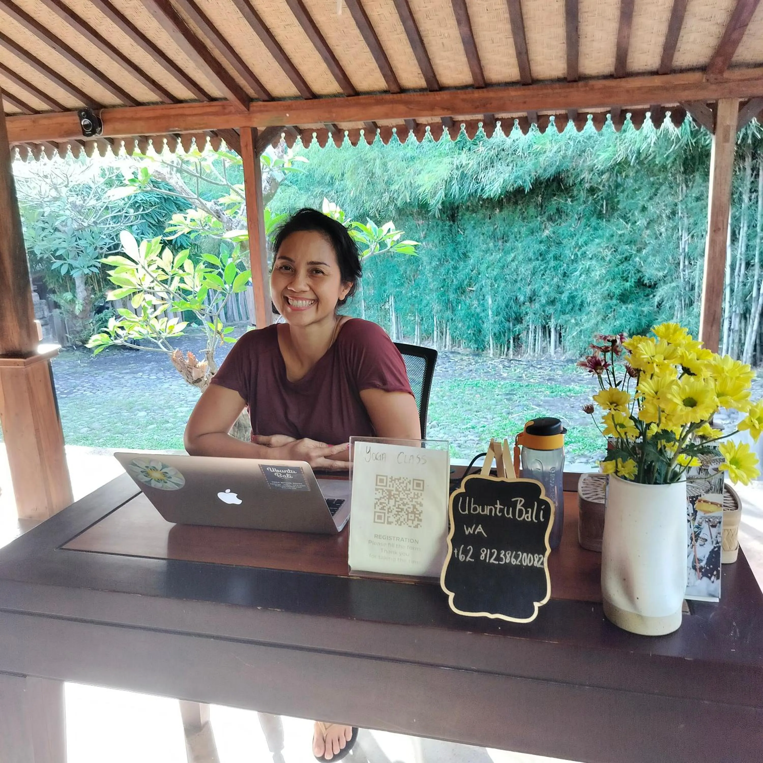 Staff in Ubuntu Bali Eco Yoga Retreat - CANGGU