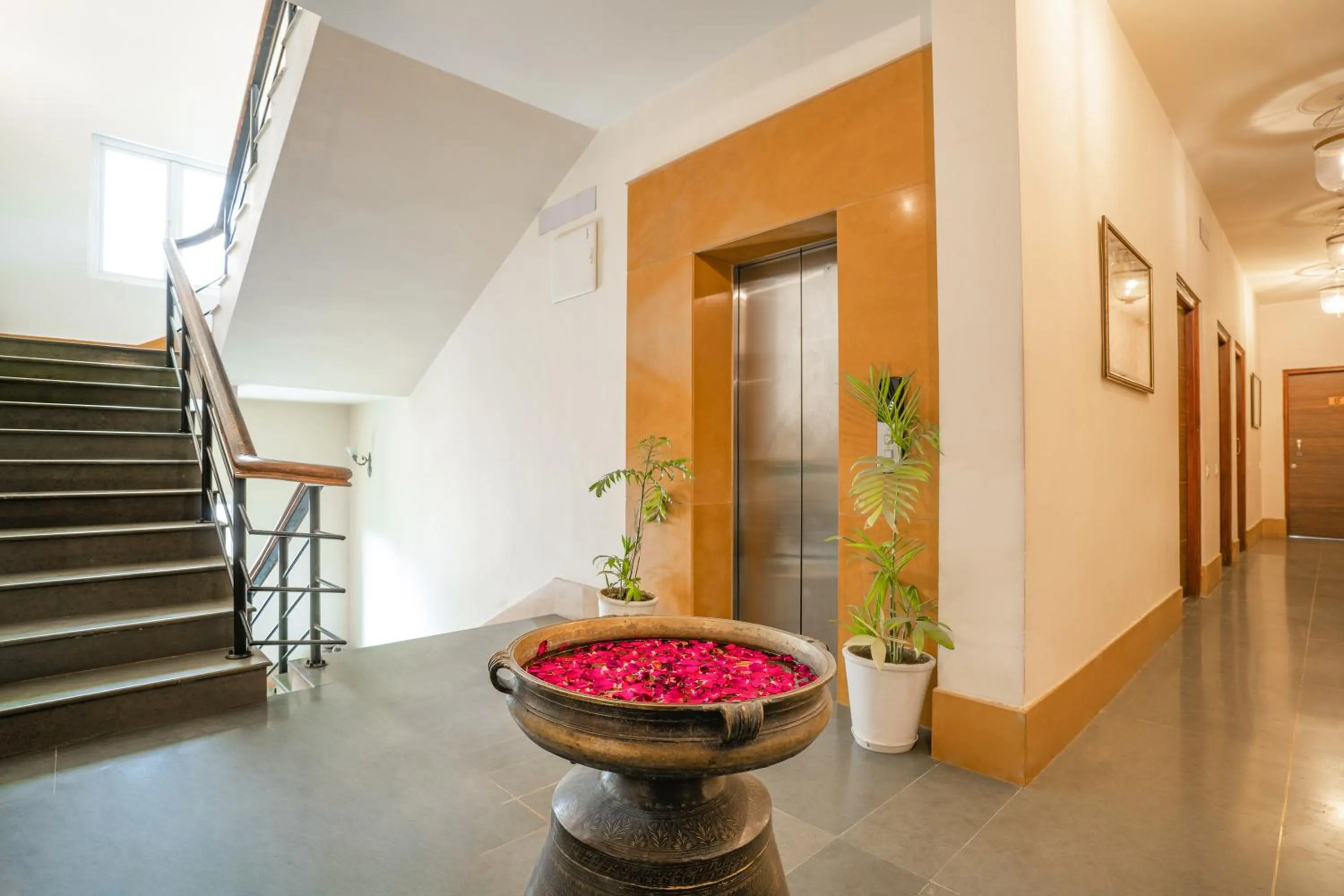 elevator in Tripli Hotels Shambhu Villas