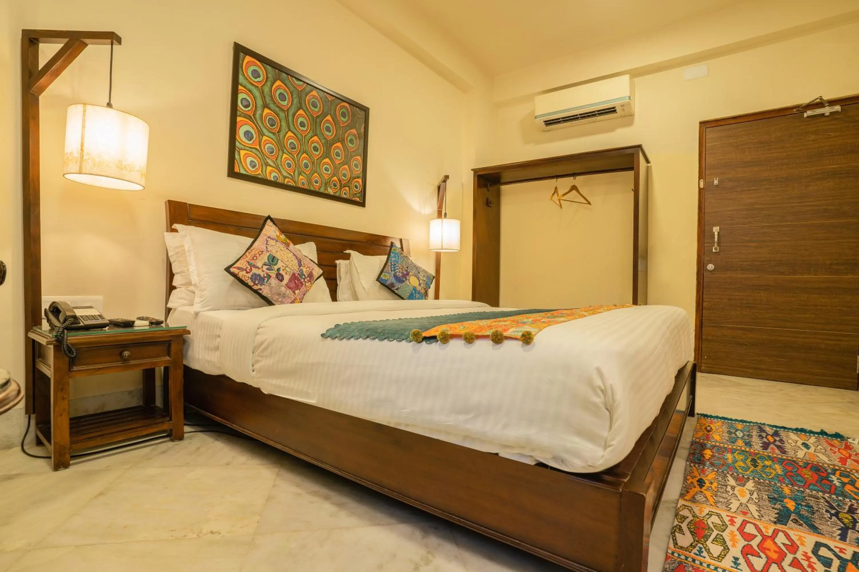 Photo of the whole room, Bed in Tripli Hotels Shambhu Villas