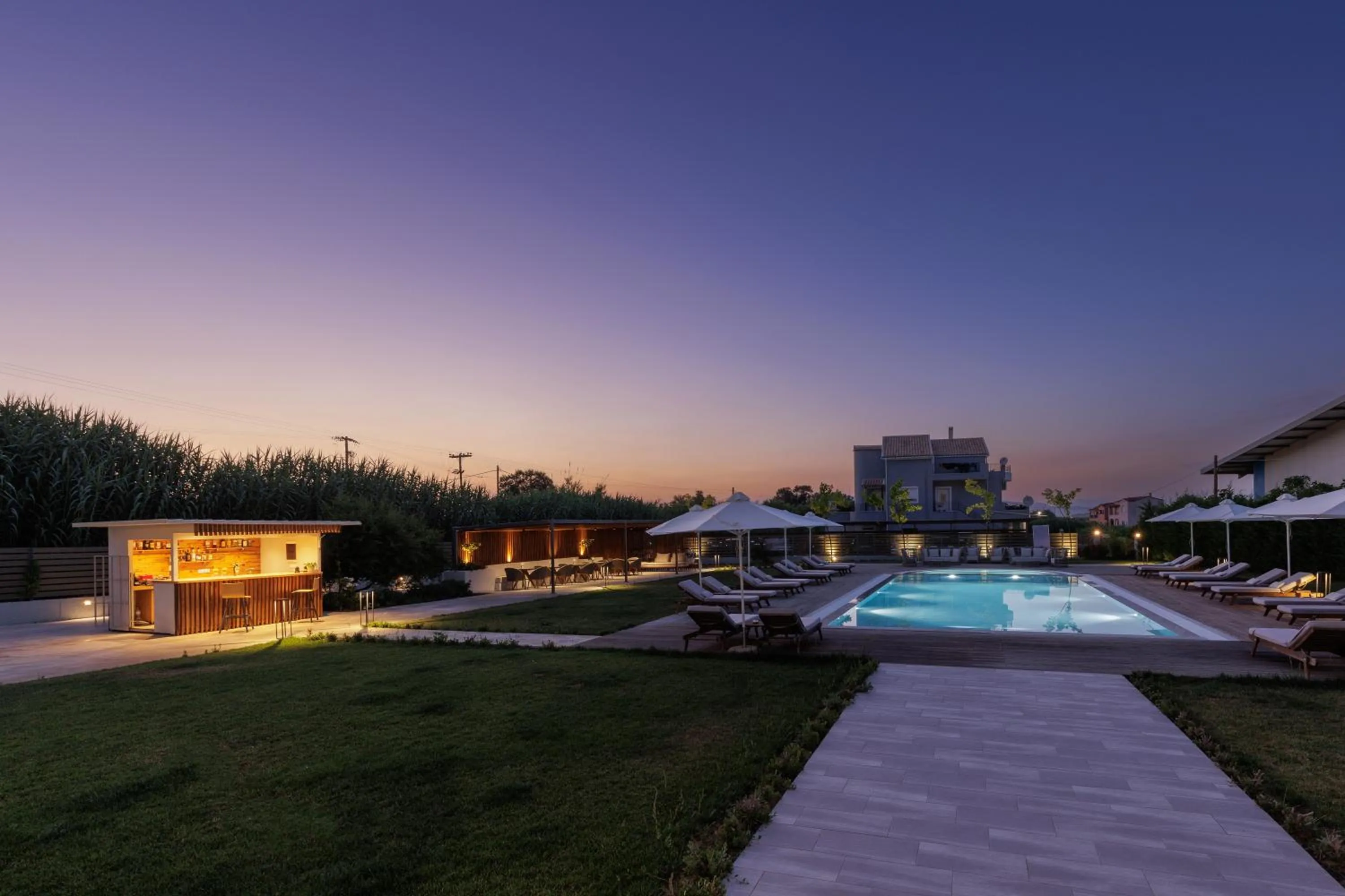 Natural landscape in V Luxury Suites