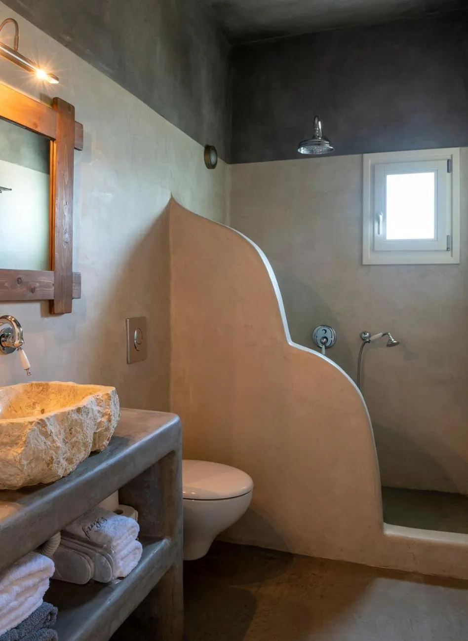 Shower in Pangaia Seaside Ηotel Adults Only