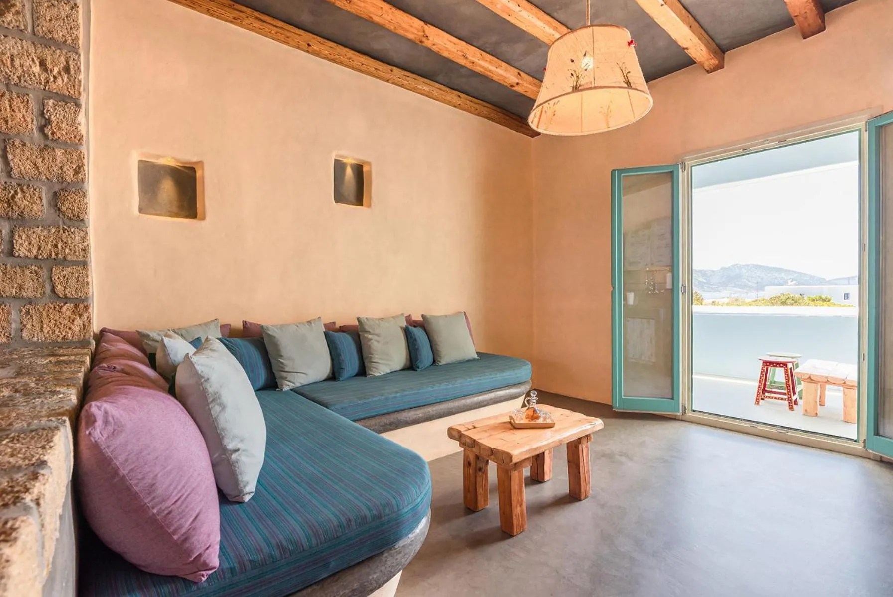 Living room in Pangaia Seaside Ηotel Adults Only