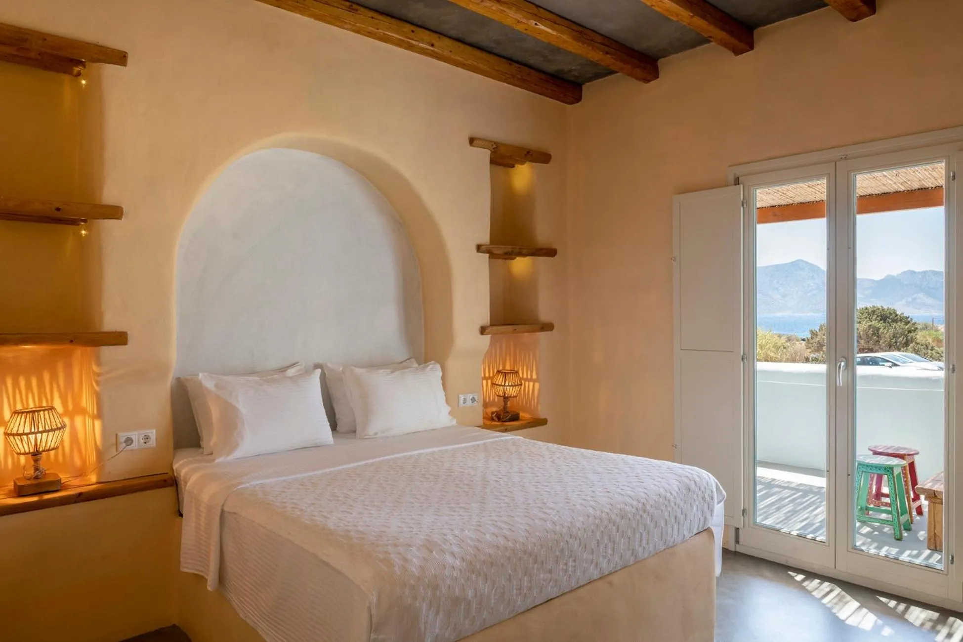 Bedroom, Bed in Pangaia Seaside Ηotel Adults Only