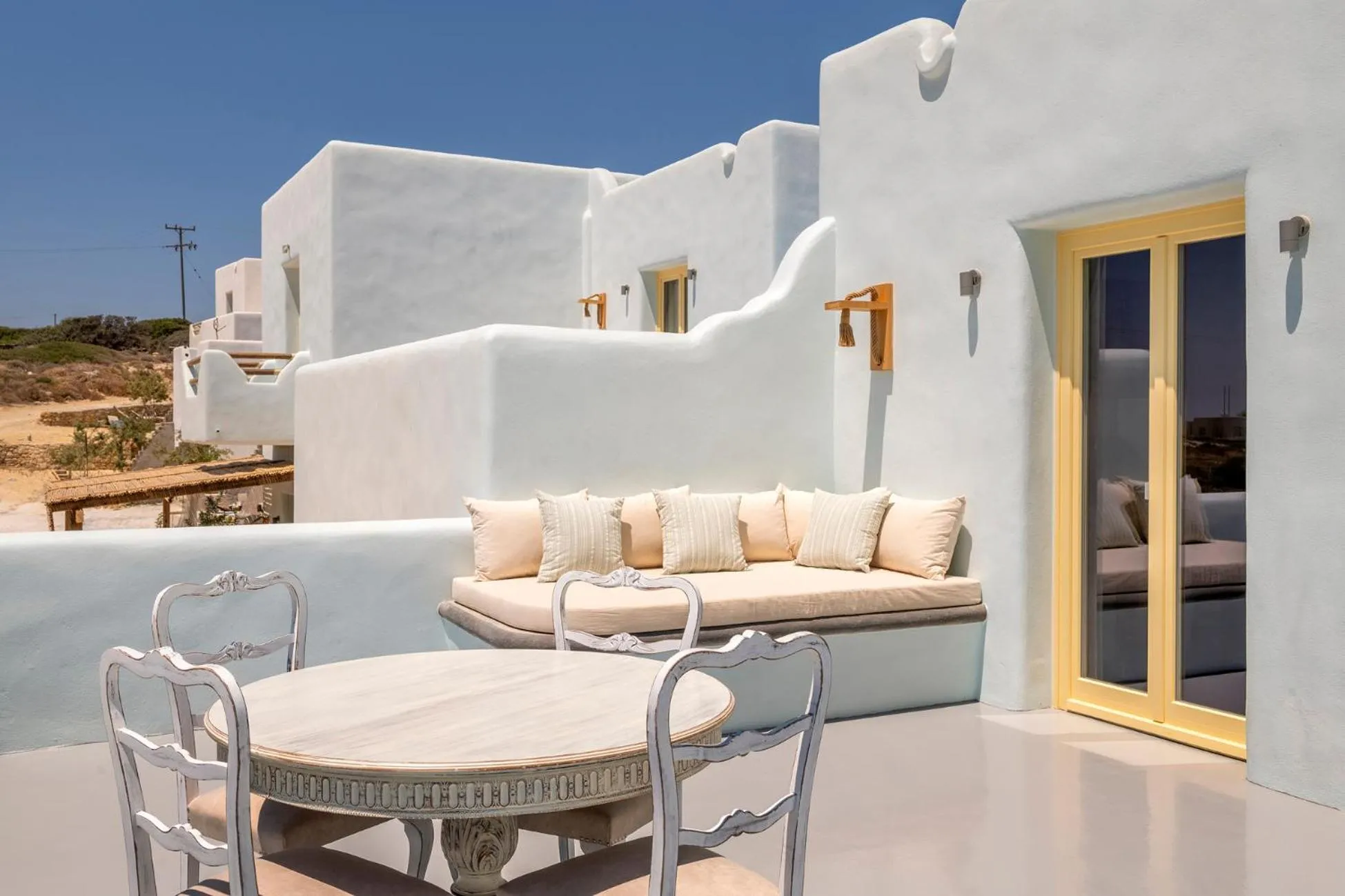 Balcony/Terrace in Pangaia Seaside Ηotel Adults Only