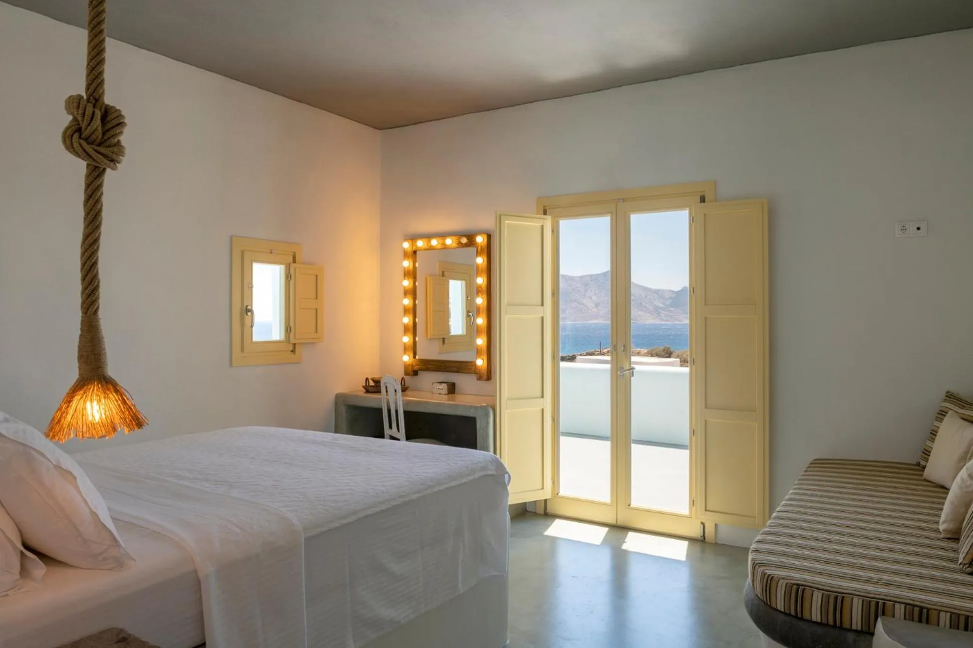 Bedroom, Bed in Pangaia Seaside Ηotel Adults Only