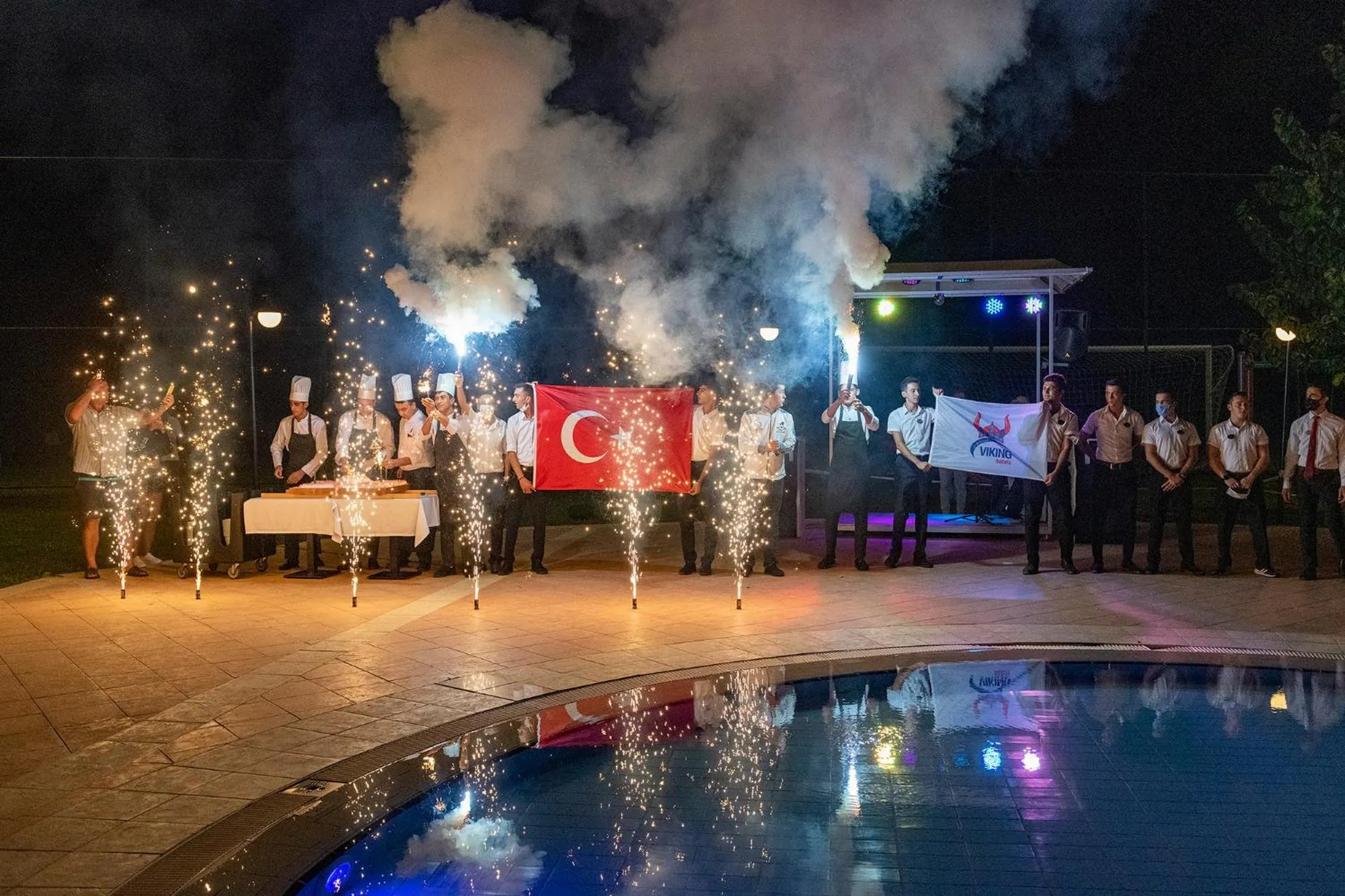 Swimming pool in Viking Park Hotel