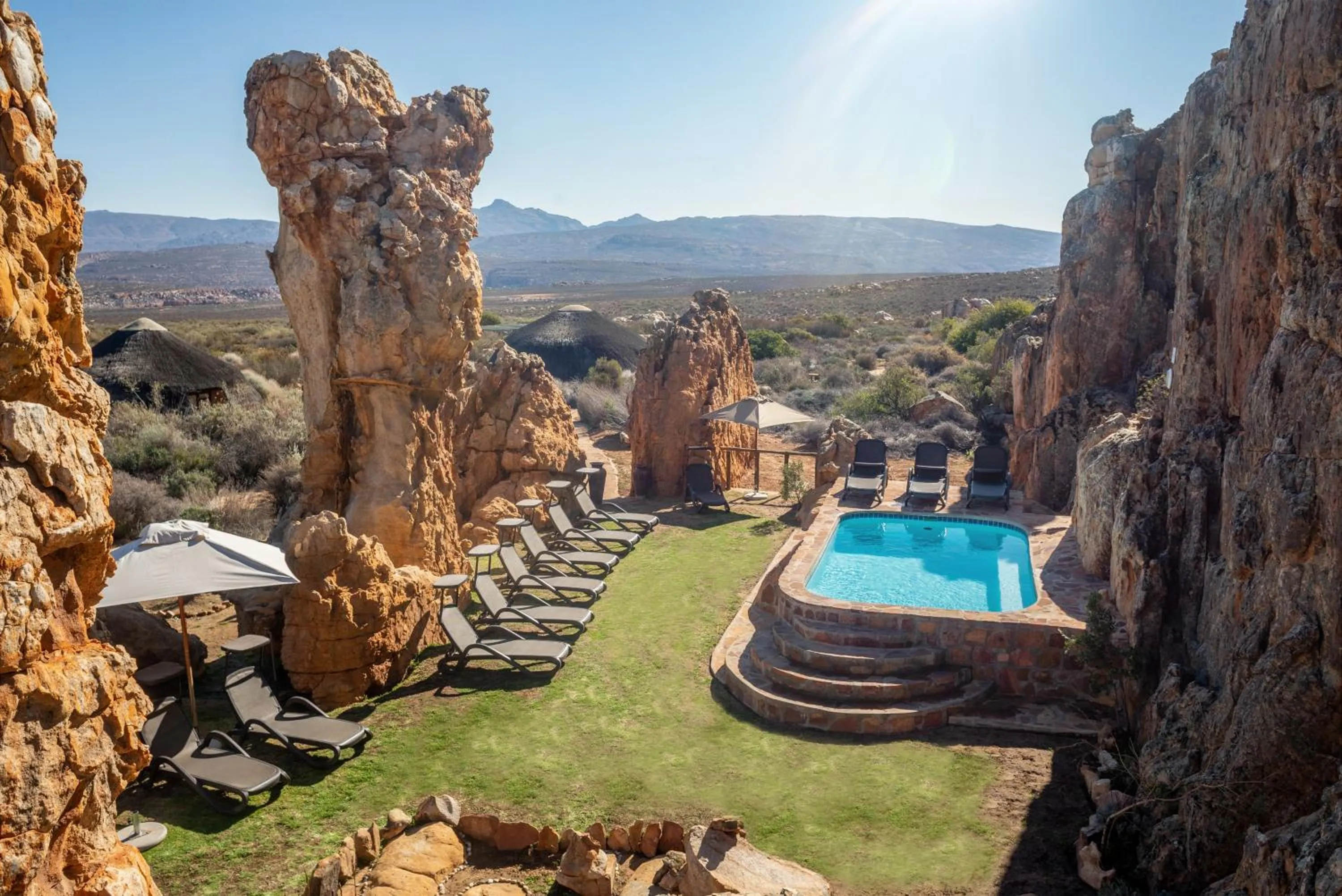 Swimming pool in Kagga Kamma Eco Lodge & Spa