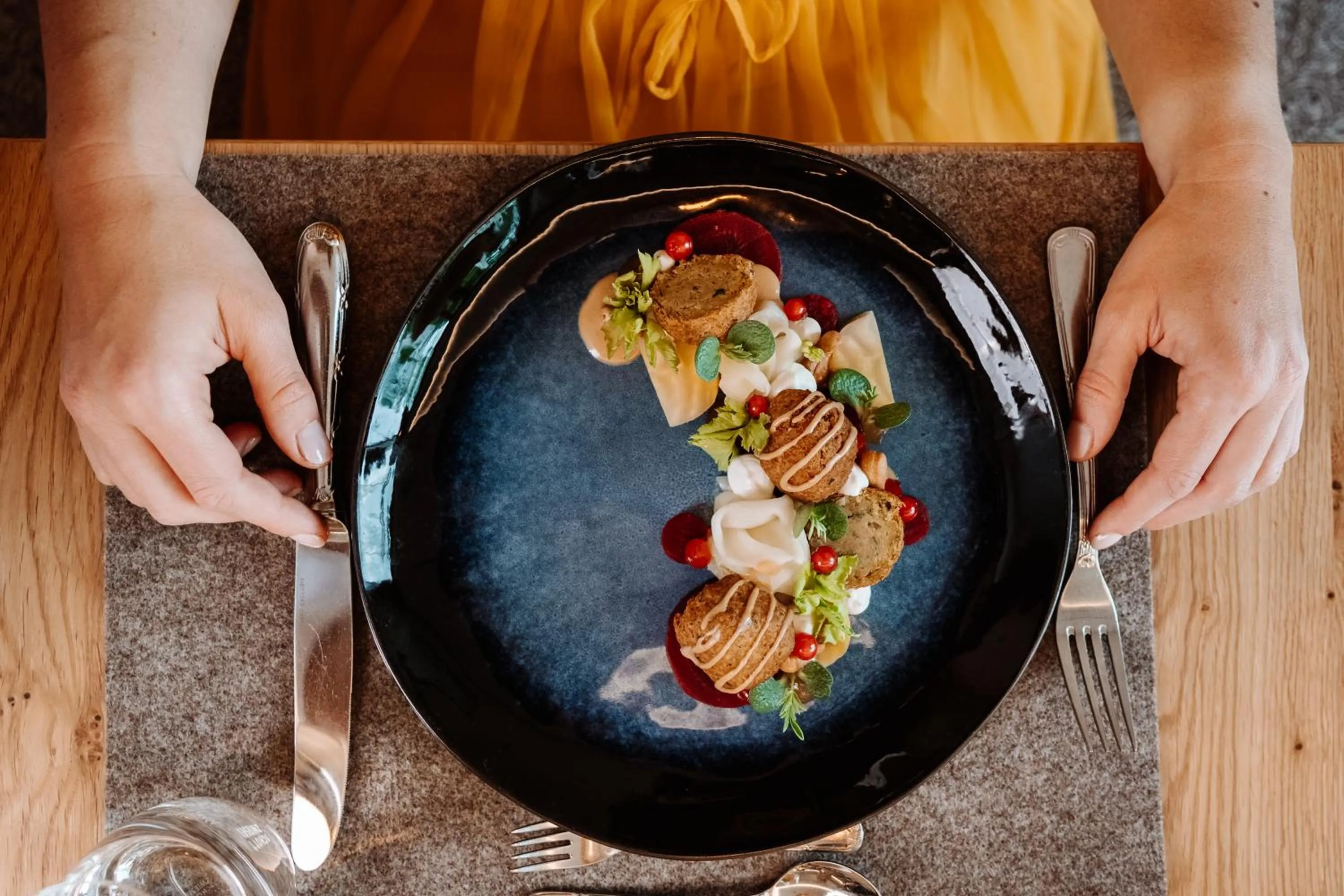 Restaurant/places to eat in Klosterhof – Alpine Hideaway & Spa