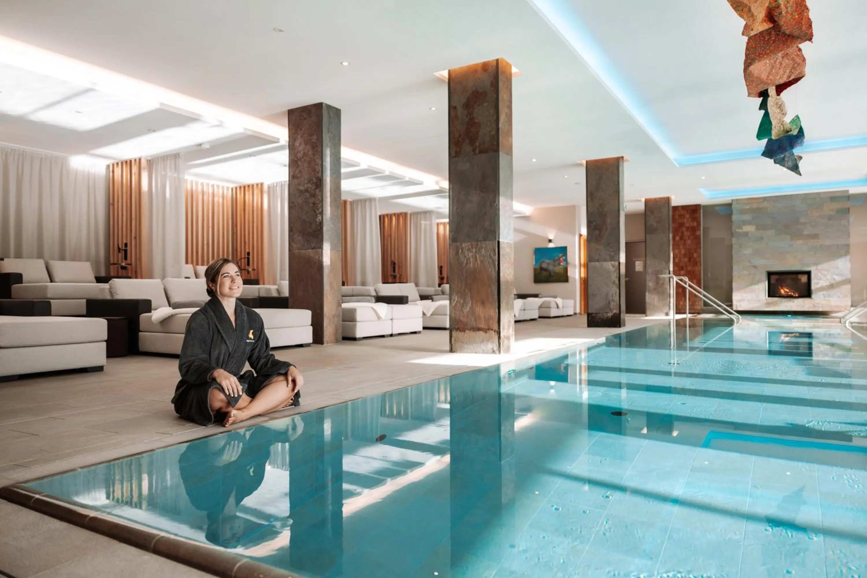 Swimming pool in Klosterhof – Alpine Hideaway & Spa