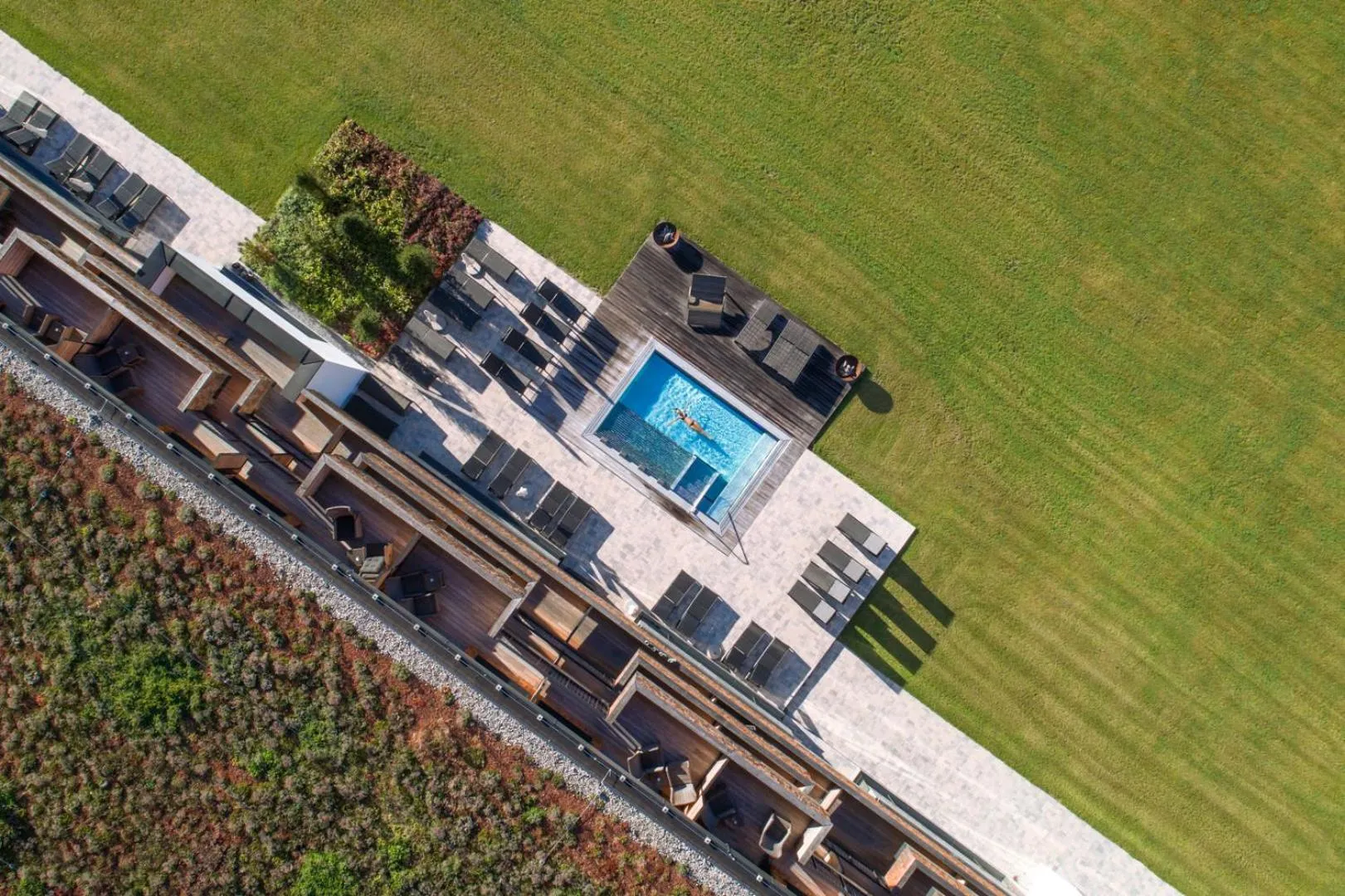 Bird's eye view in Klosterhof – Alpine Hideaway & Spa