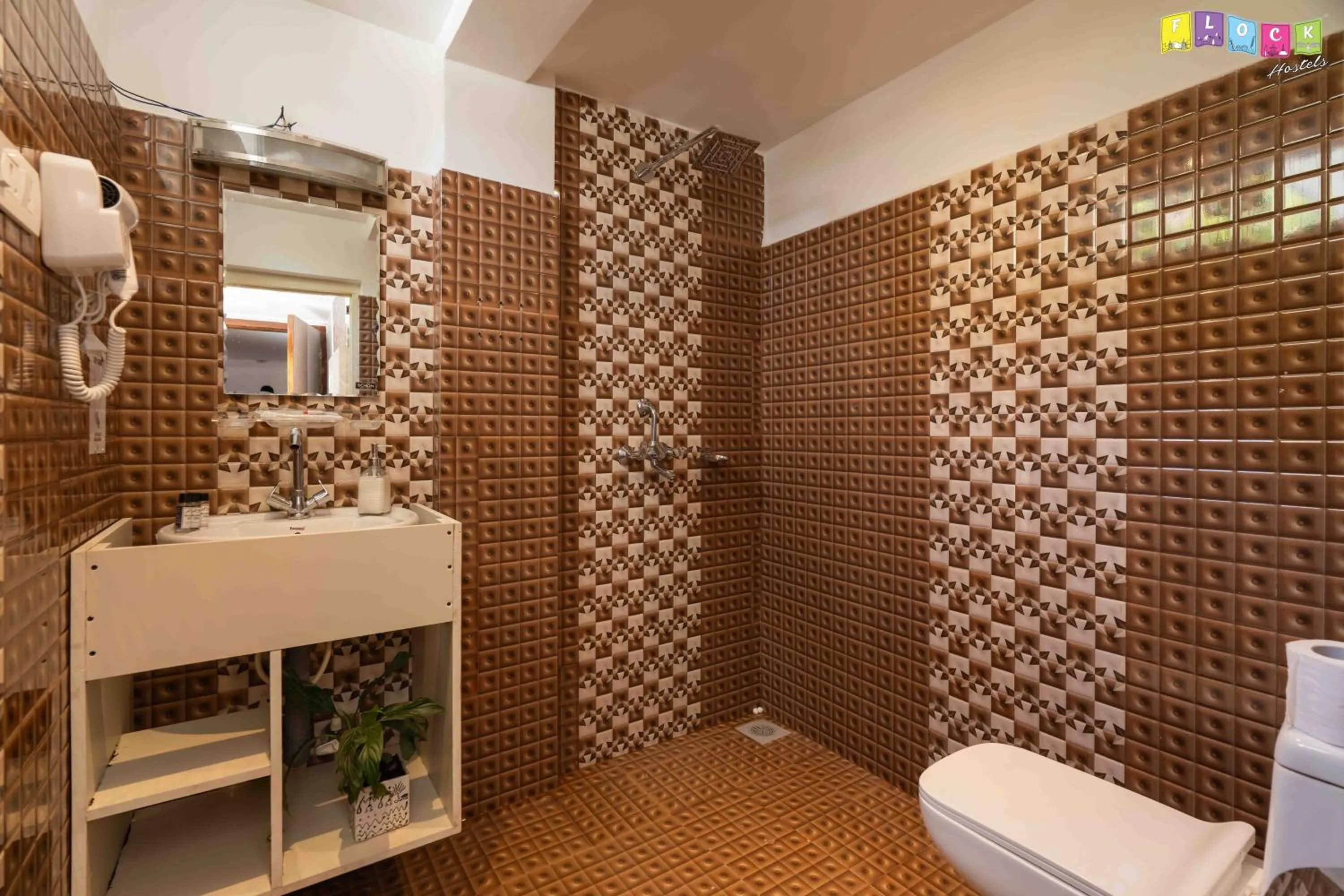 Bathroom in Flock Kathmandu