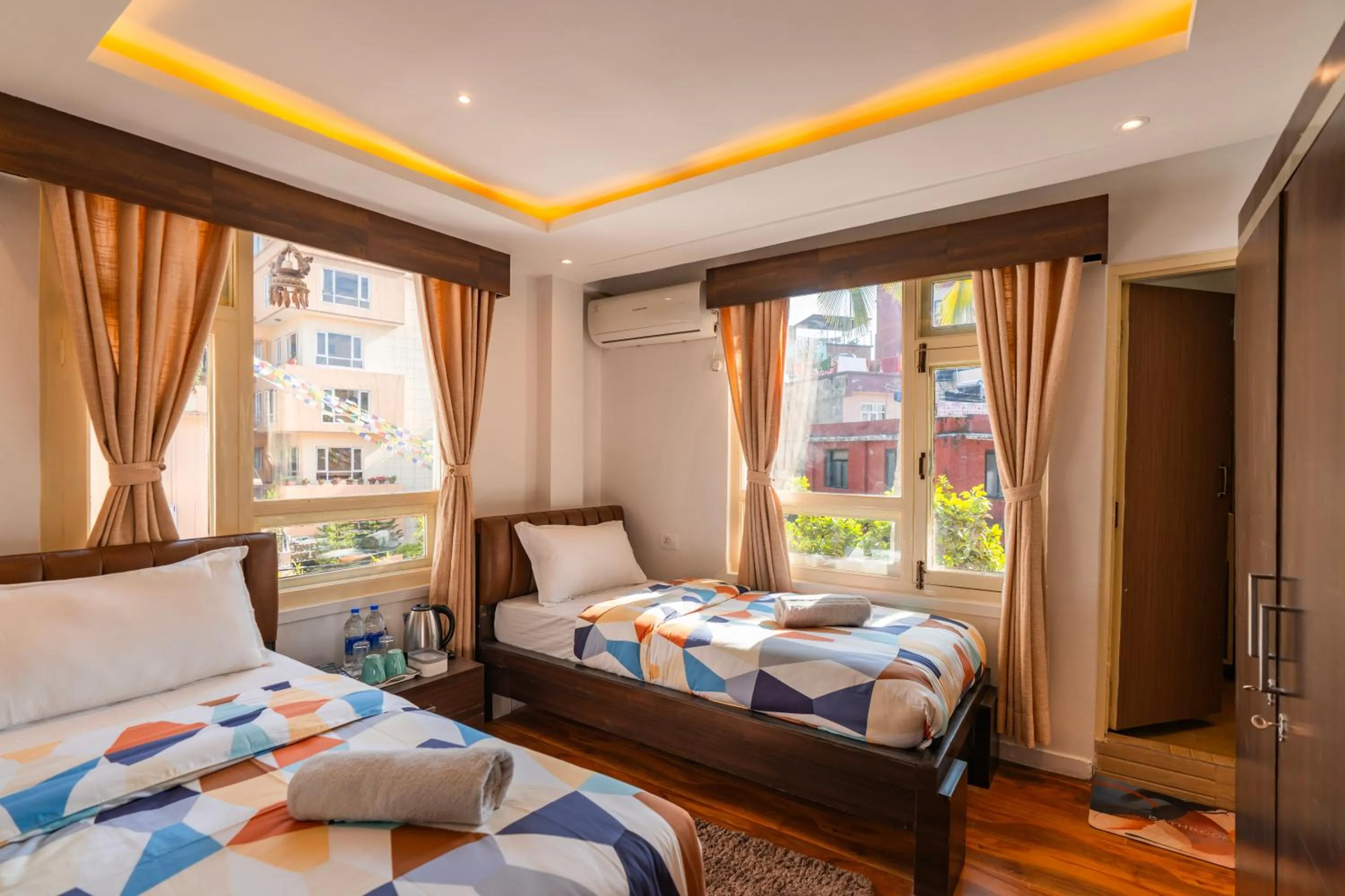 Bedroom, Bed in Flock Kathmandu