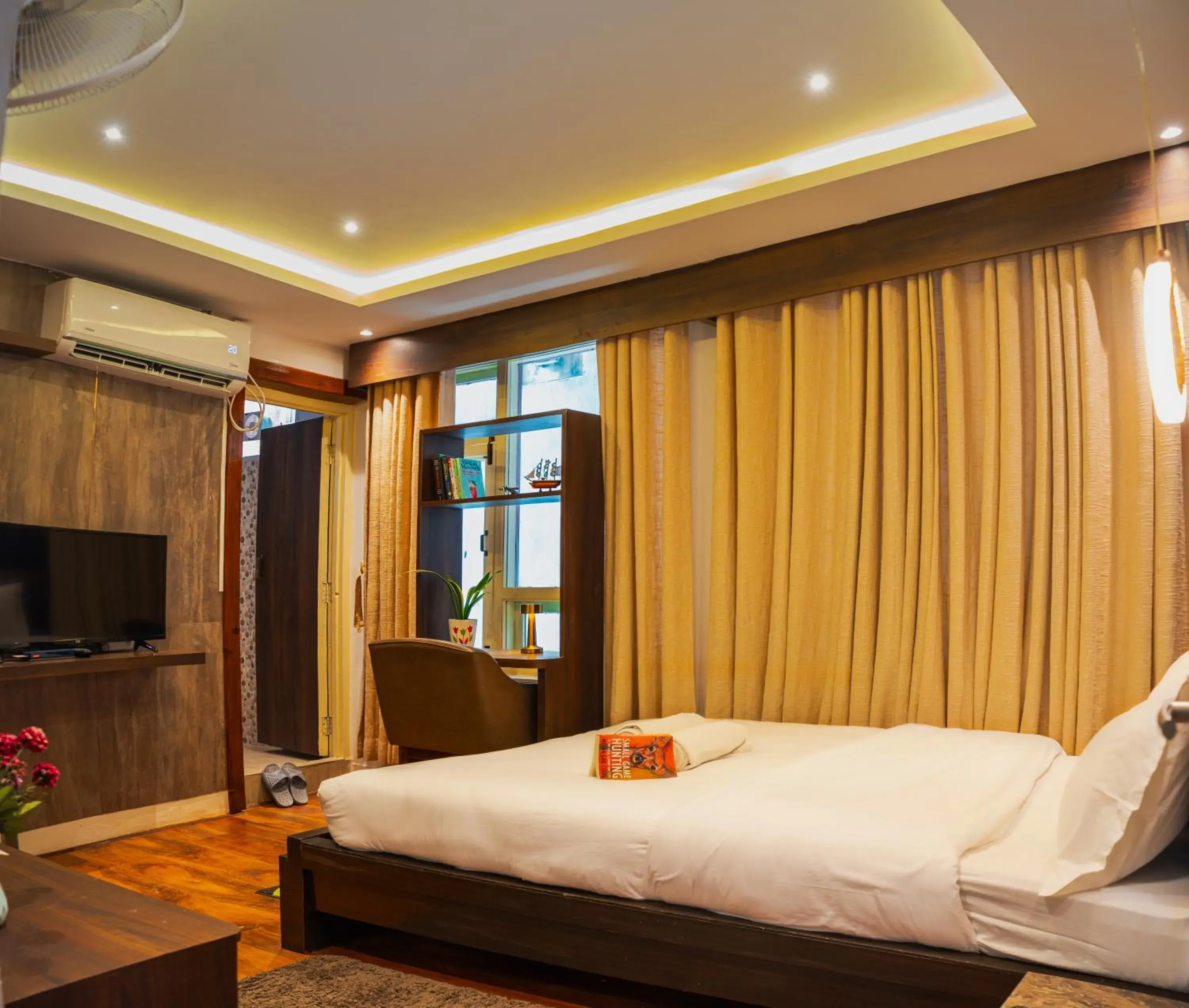 Bedroom, Bed in Flock Kathmandu Bedroom, Bed in Flock Kathmandu