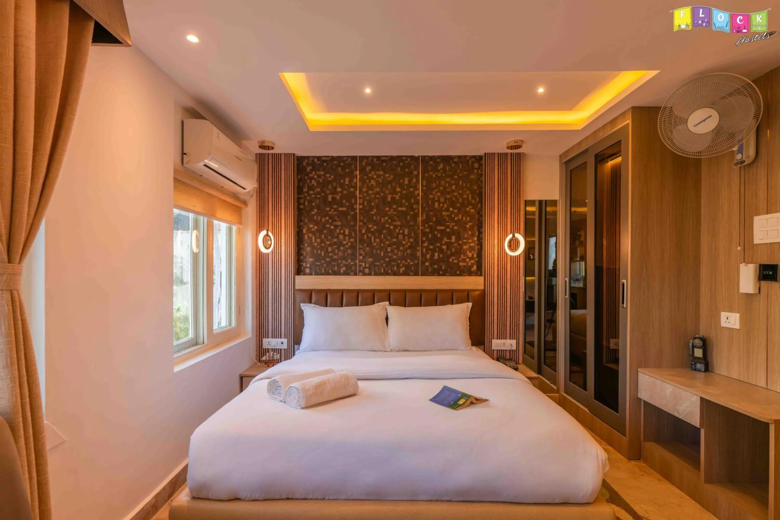 Bedroom, Bed in Flock Kathmandu