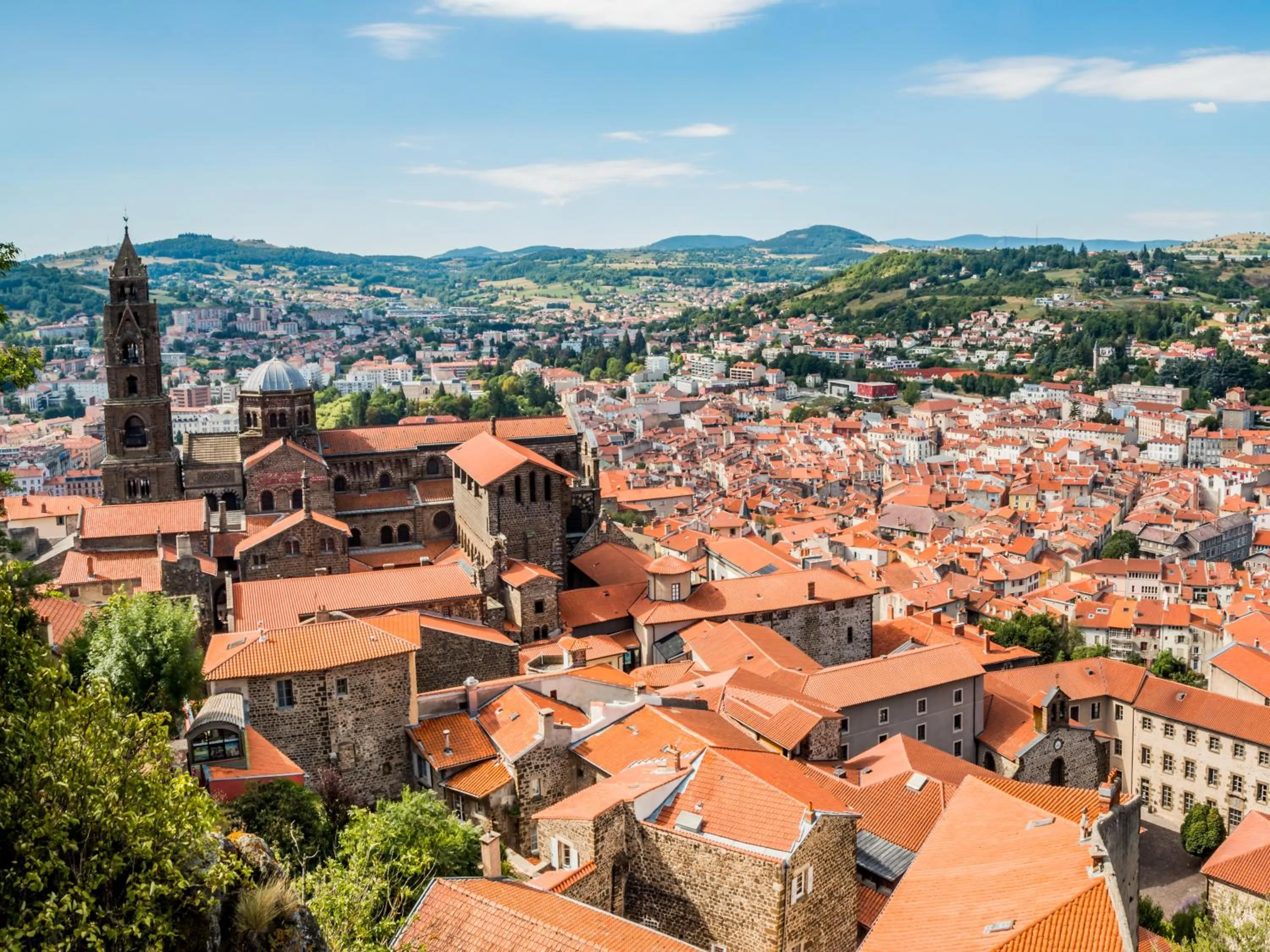 City view in ibis budget Le Puy En Velay