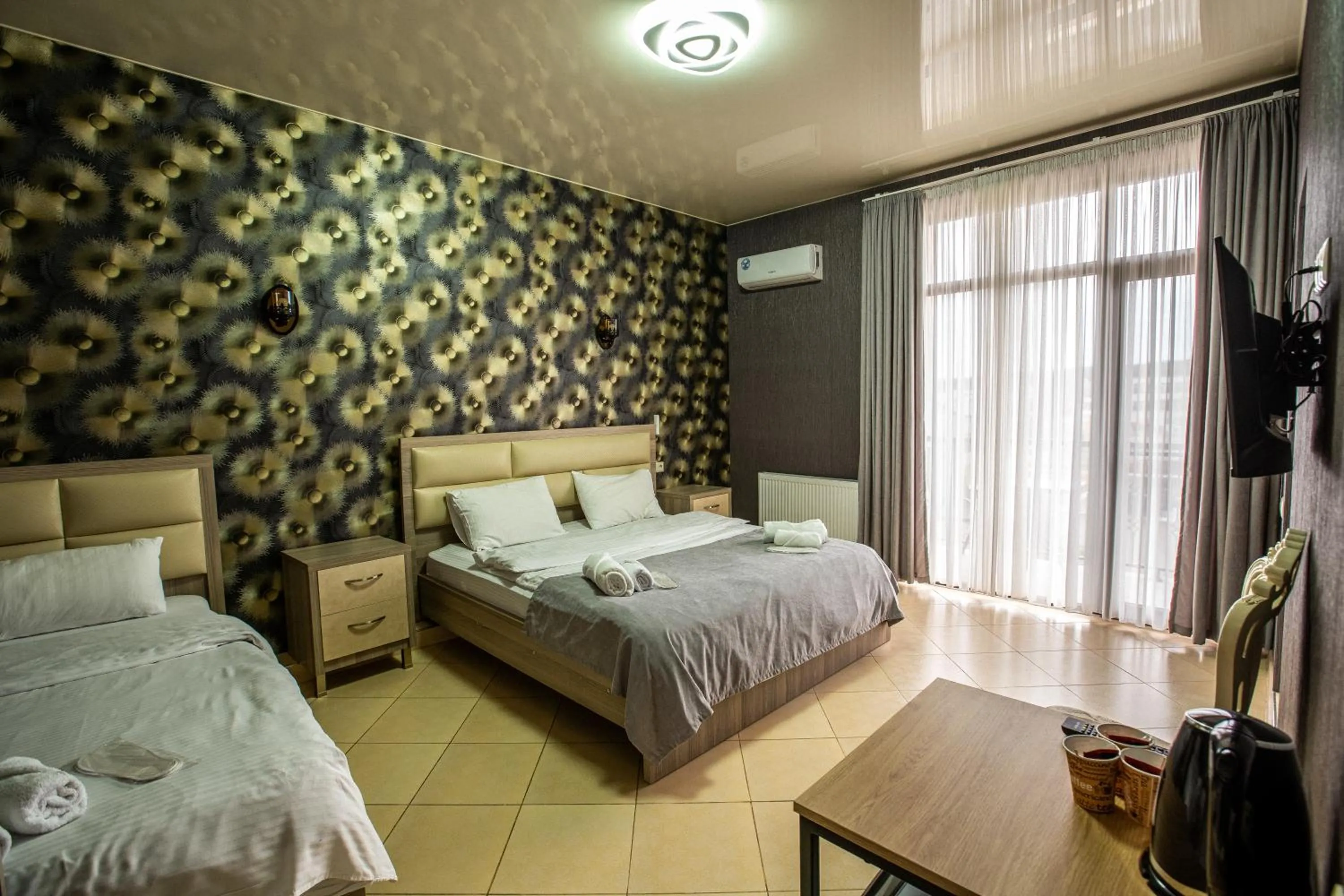 Bed in Tbilisi Sea Hotel