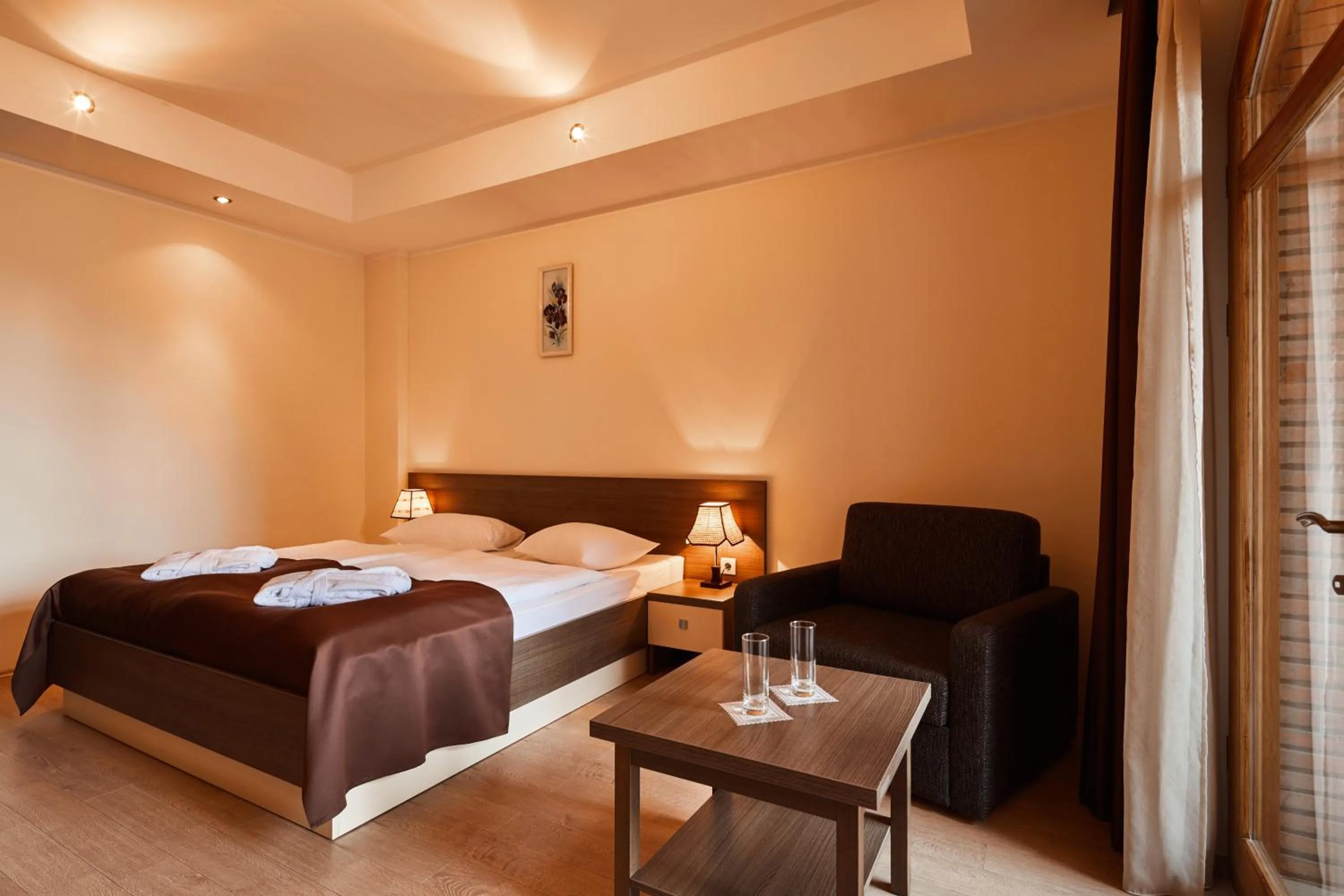 Bedroom, Bed in Hotel Gino Wellness Rabath