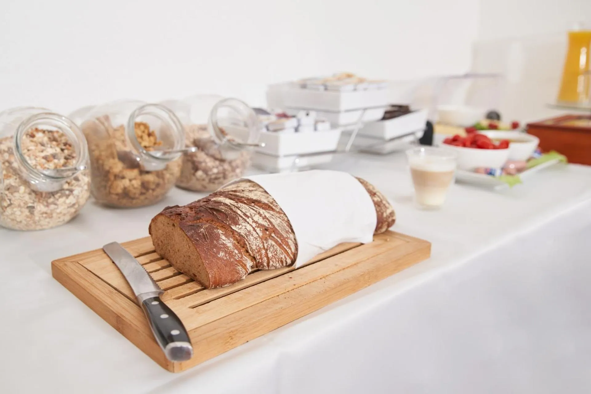 Buffet breakfast in Hotel Moguntia