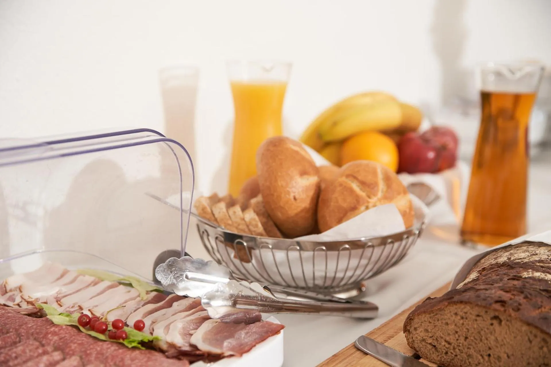 Buffet breakfast in Hotel Moguntia