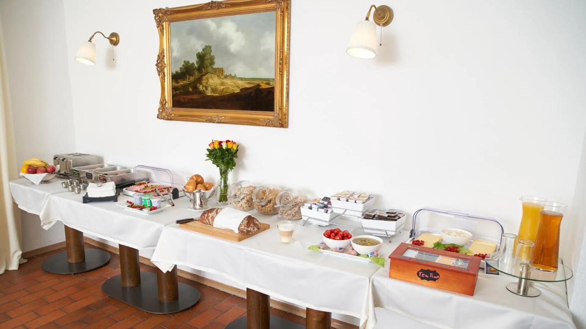 Buffet breakfast in Hotel Moguntia