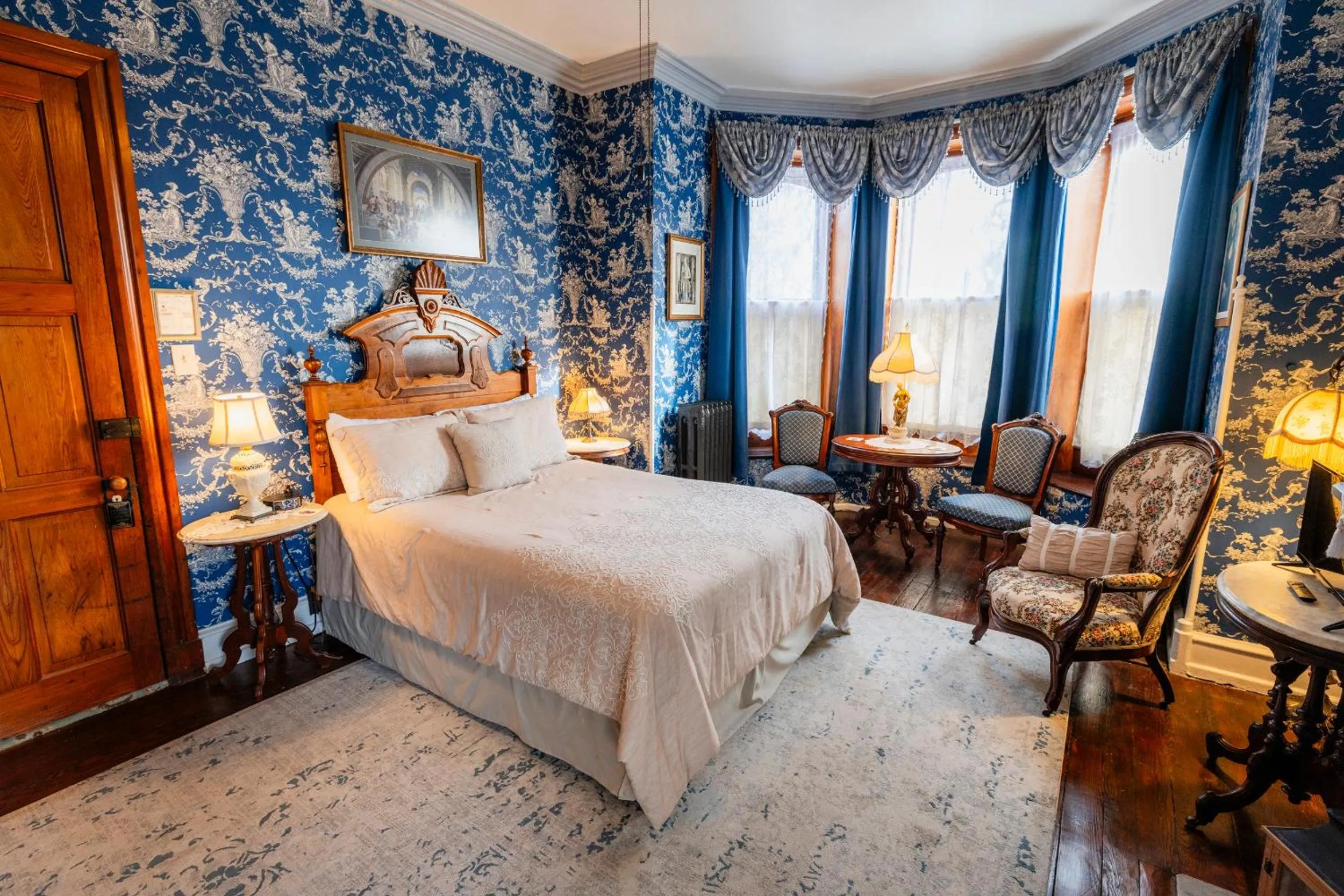 Bed in Gifford-Risley House Bed and Breakfast