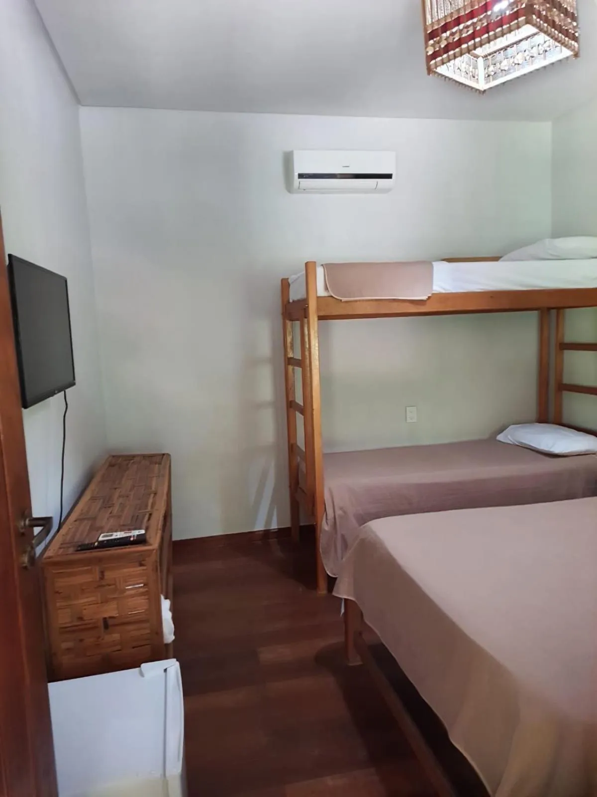 Bed in Pousada Vilarejo