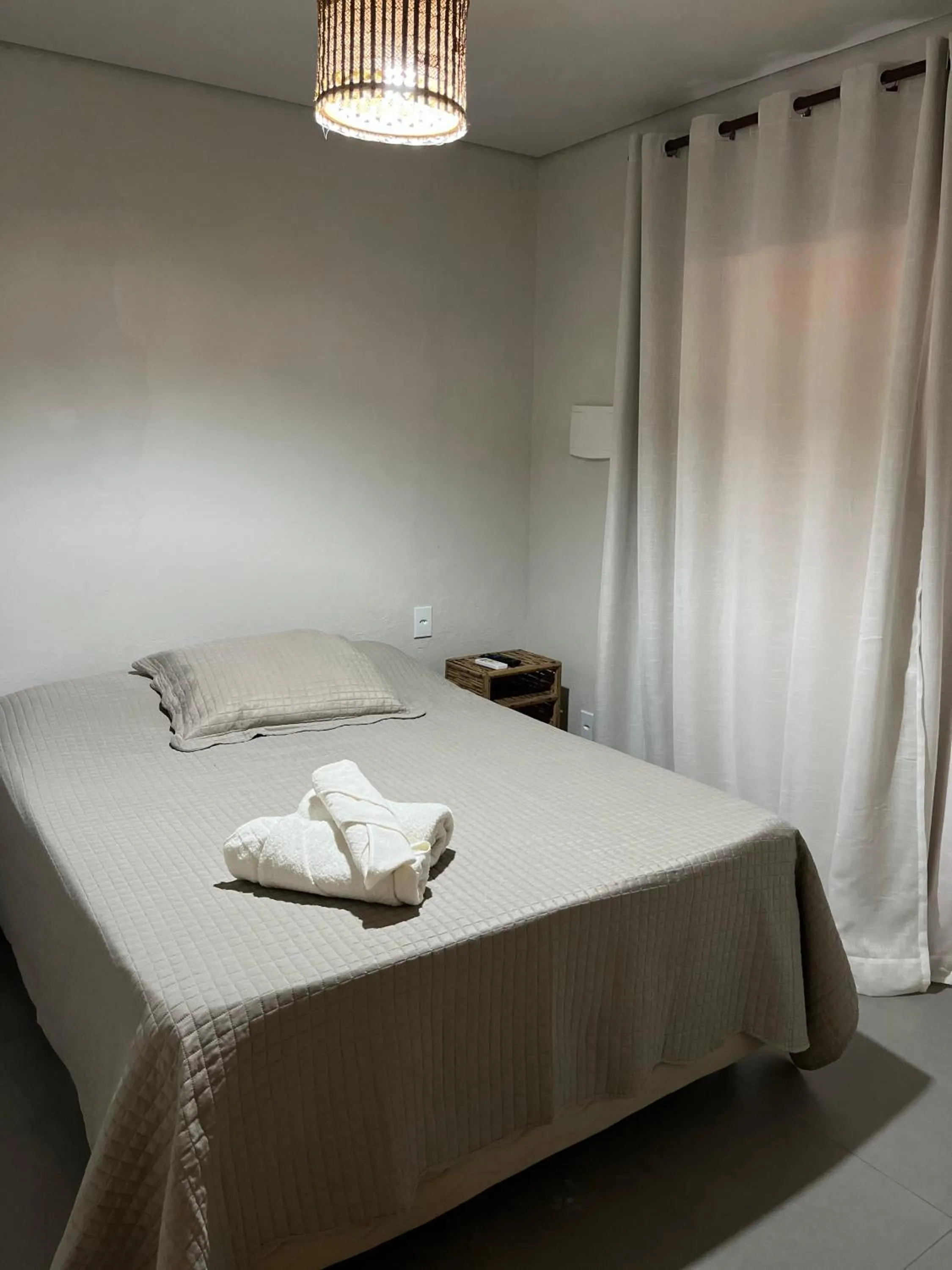 Bed in Pousada Vilarejo