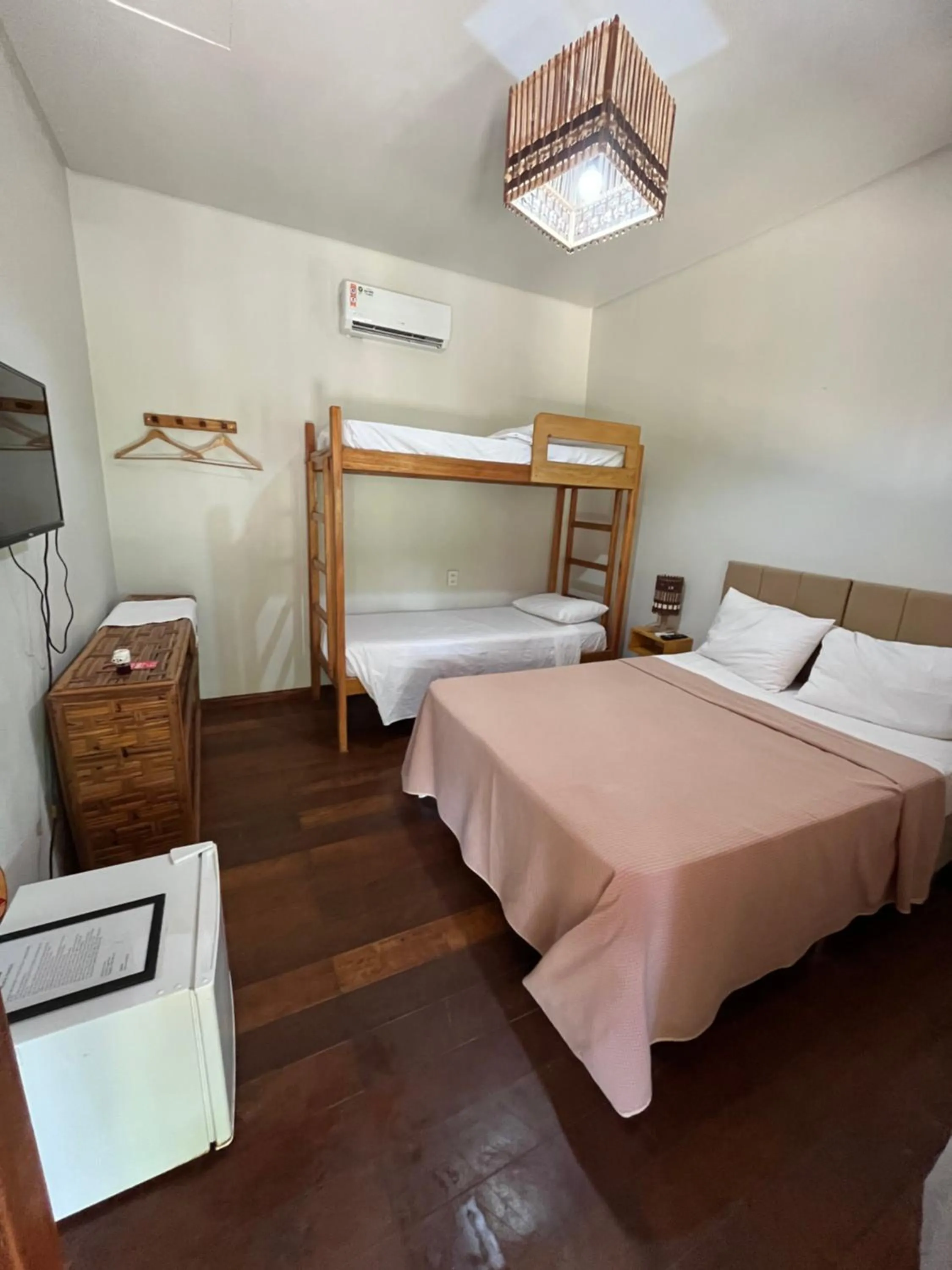 Bed in Pousada Vilarejo