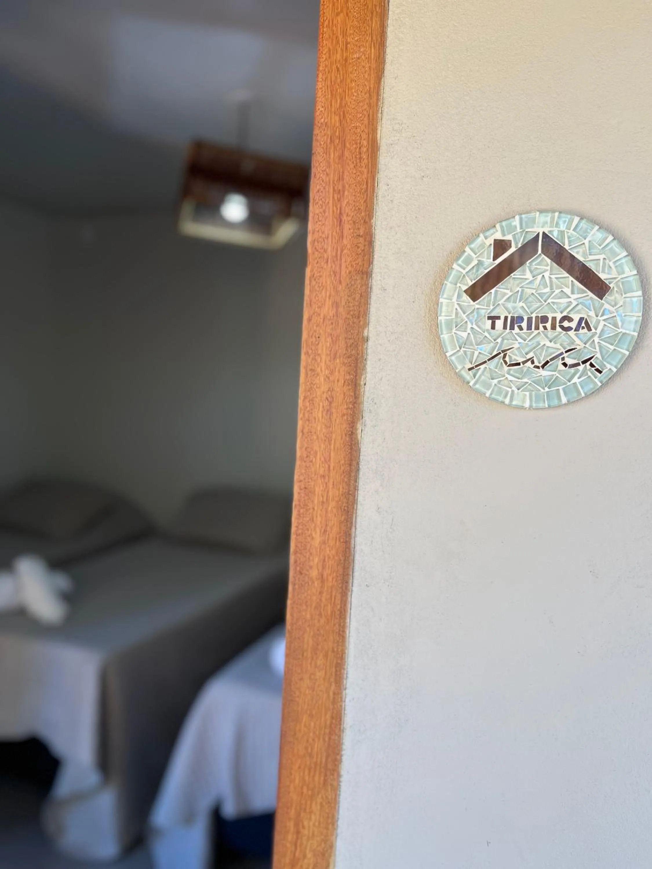 Bed in Pousada Vilarejo