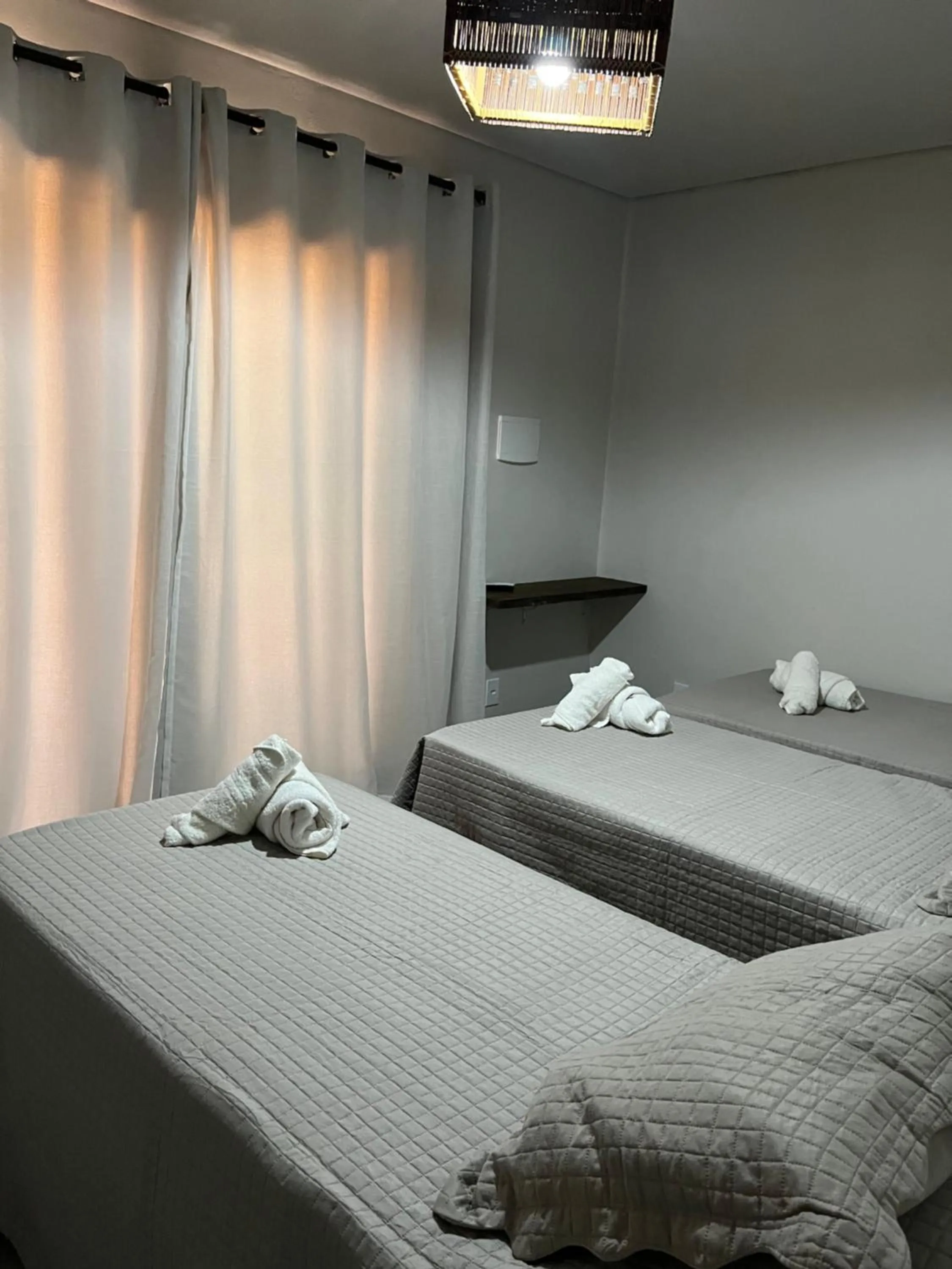 Bed in Pousada Vilarejo