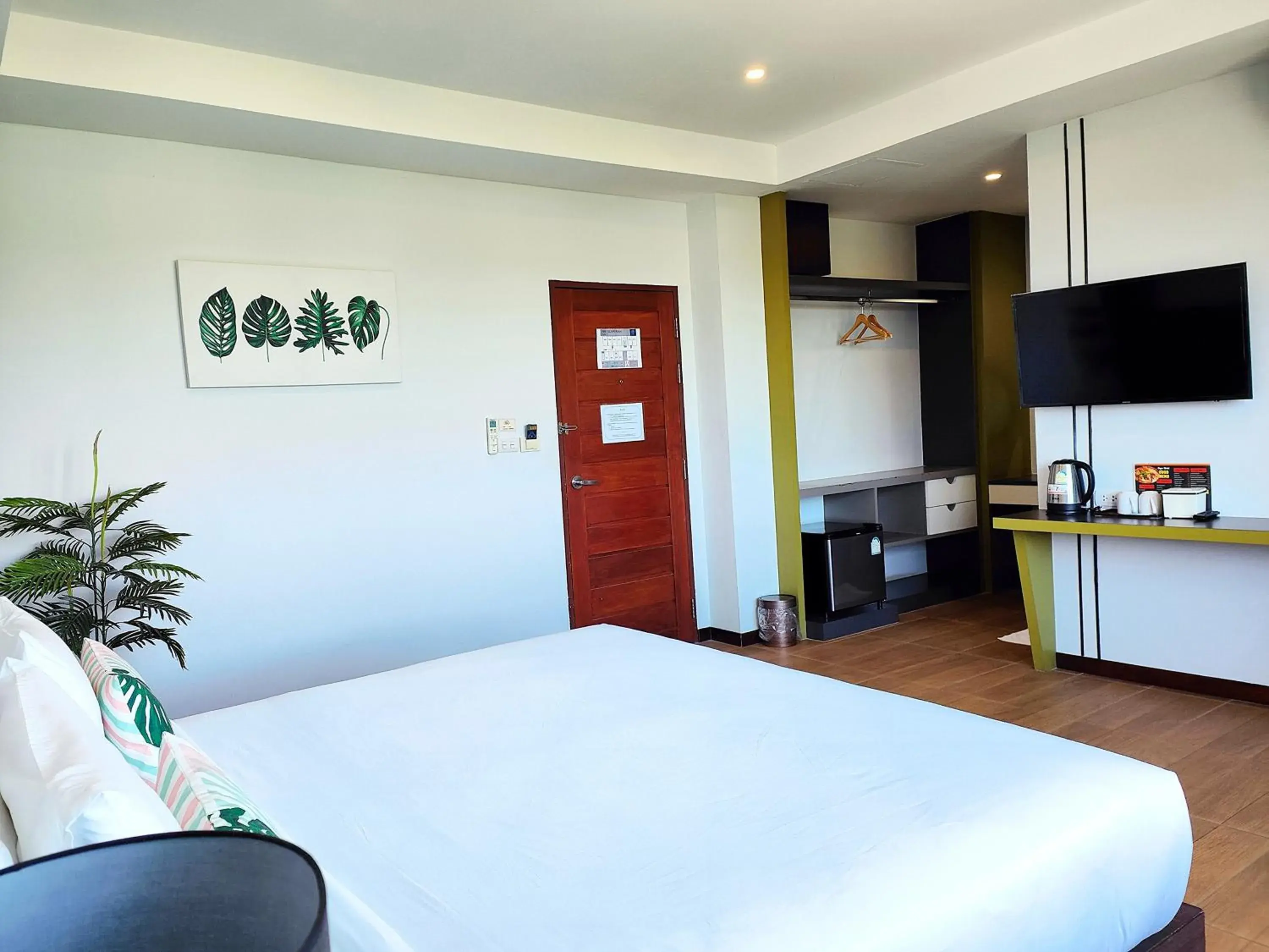 Bed in โคโค่ โฮเทล KOCO Hotel Bed in โคโค่ โฮเทล KOCO Hotel