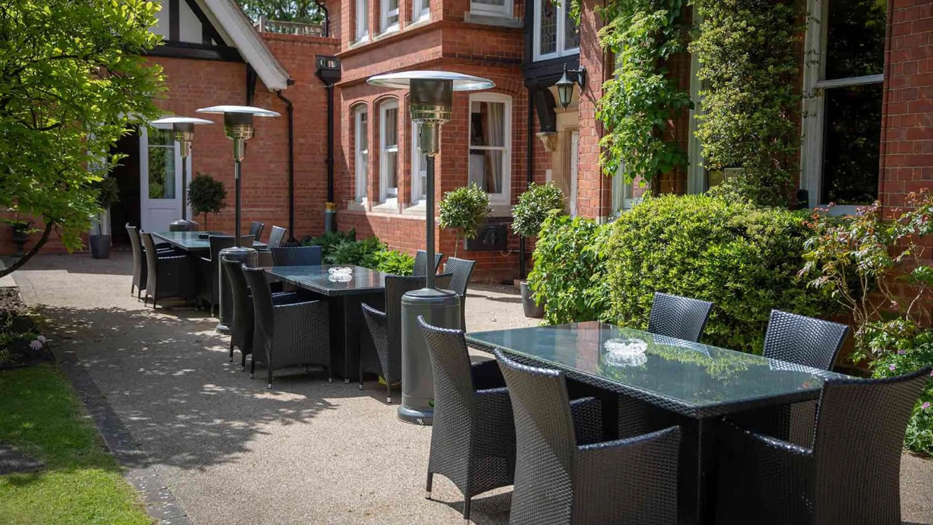 Patio in The Dower House Hotel