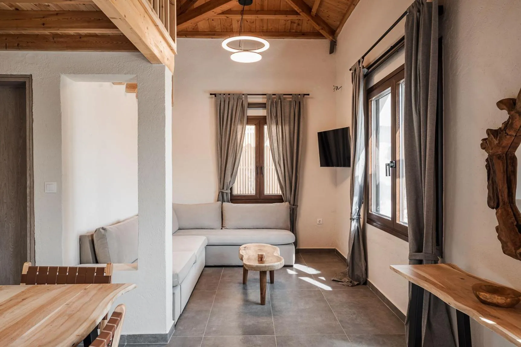 TV and multimedia, Bed in Fasolaki Skopelos - Eco Residences