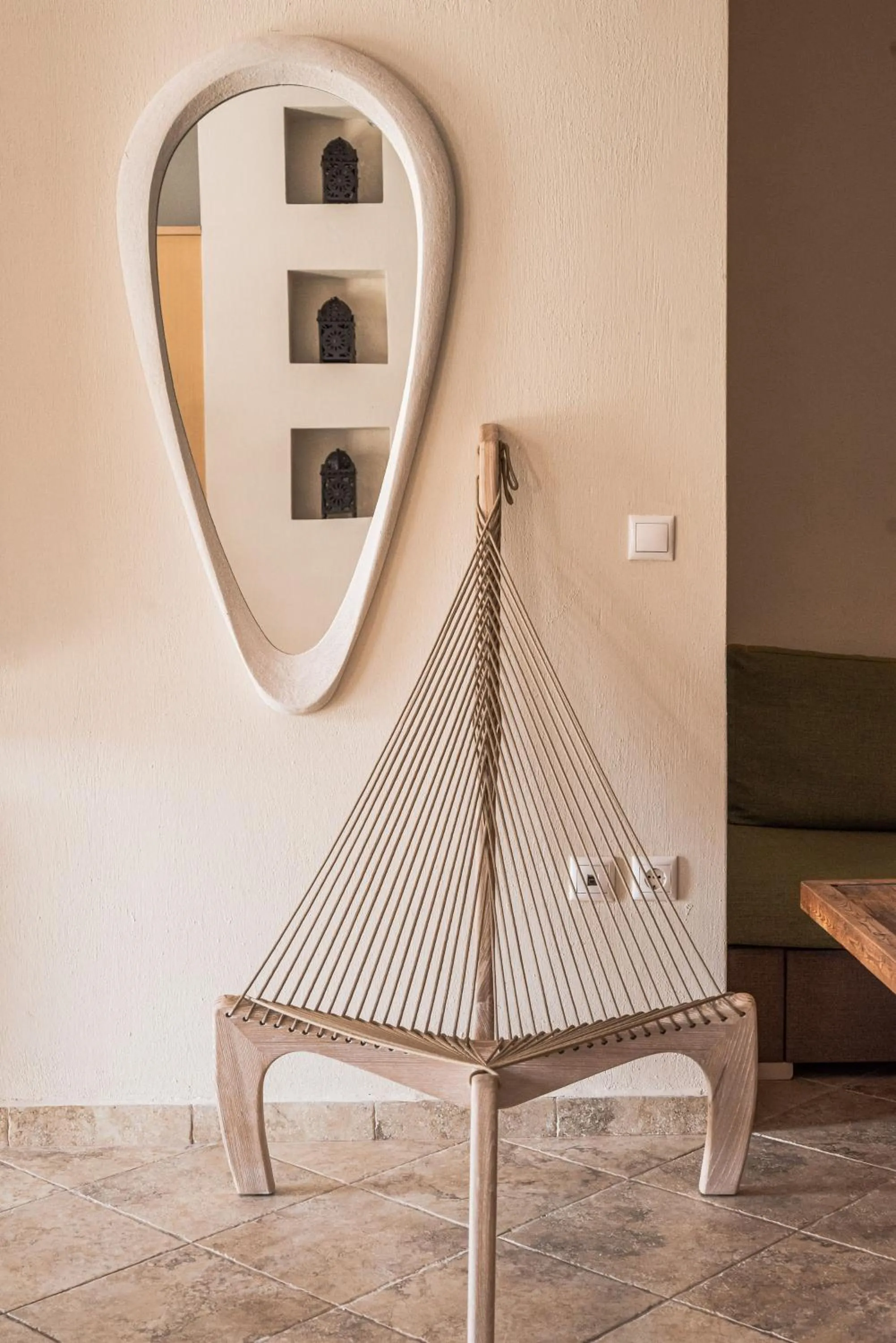 Decorative detail in Fasolaki Skopelos - Eco Residences