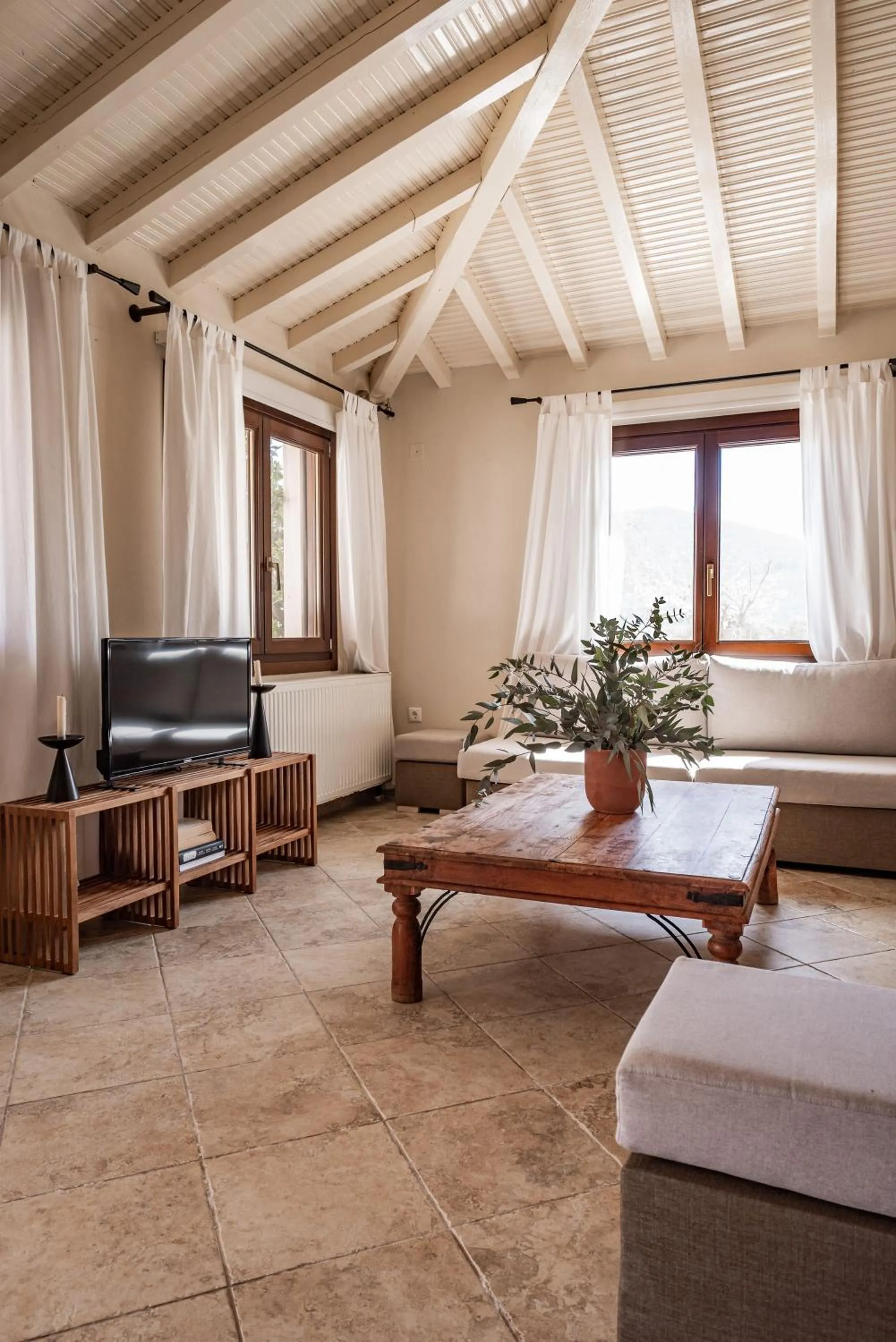 Seating area in Fasolaki Skopelos - Eco Residences