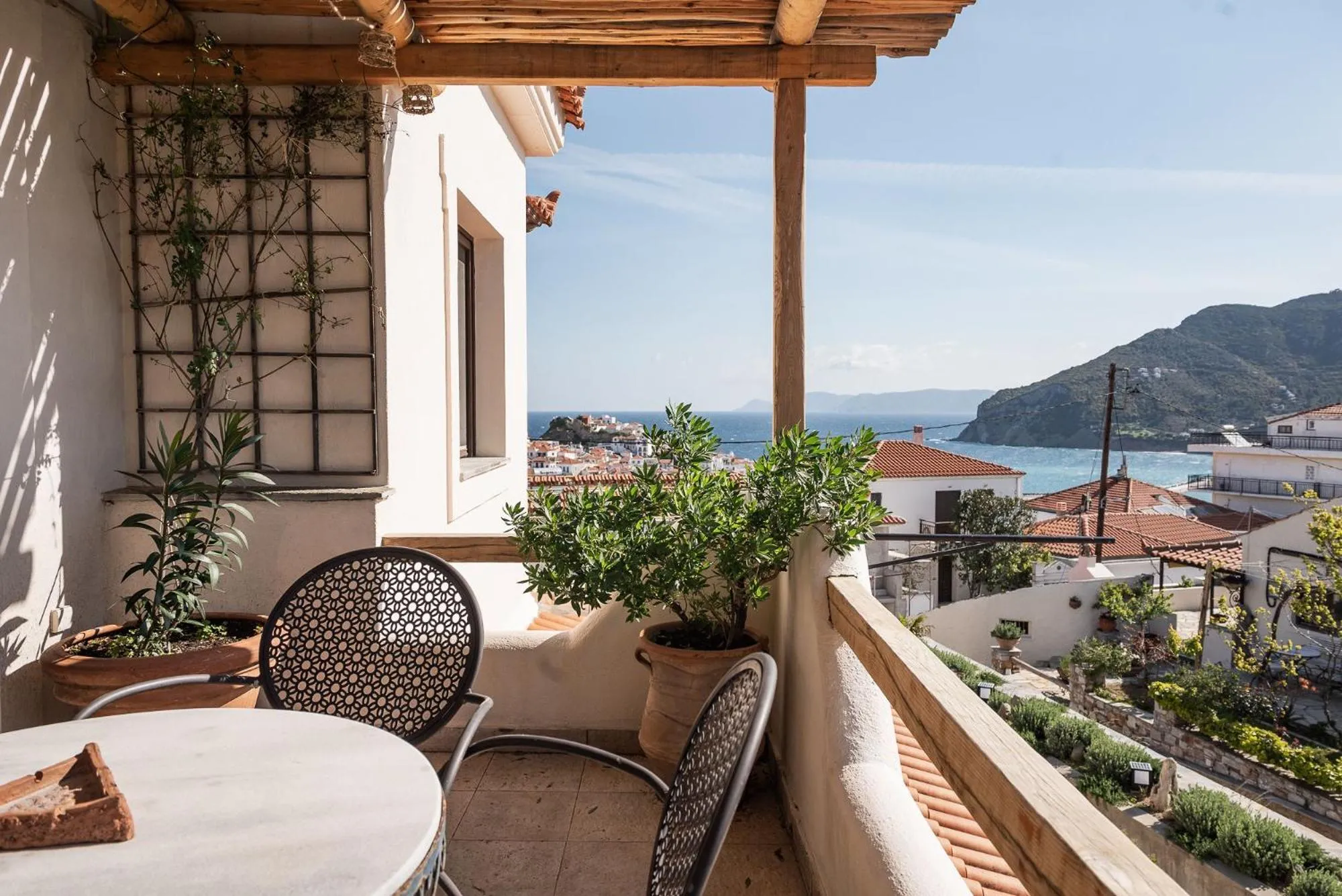 Balcony/Terrace in Fasolaki Skopelos - Eco Residences
