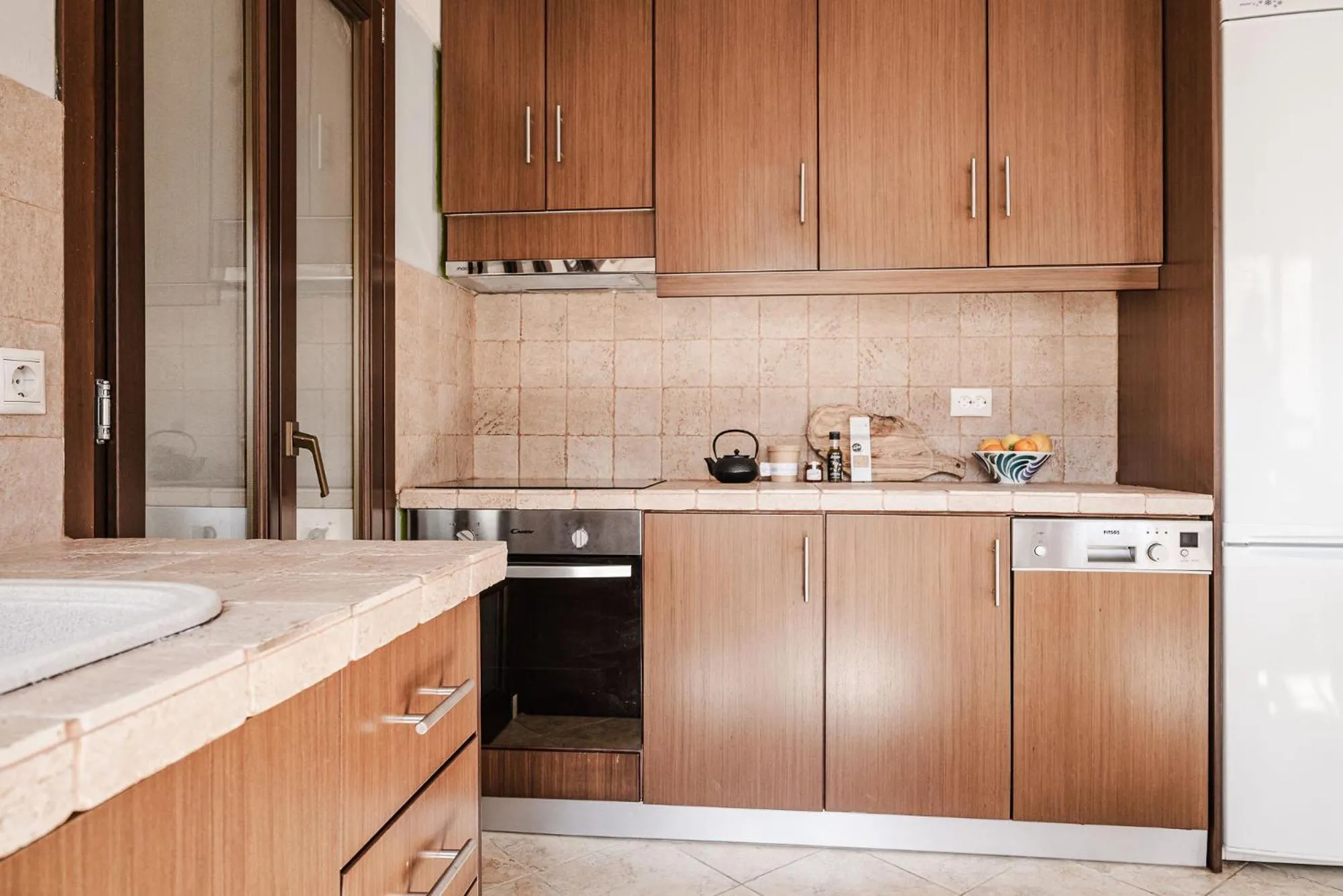 Kitchen or kitchenette in Fasolaki Skopelos - Eco Residences
