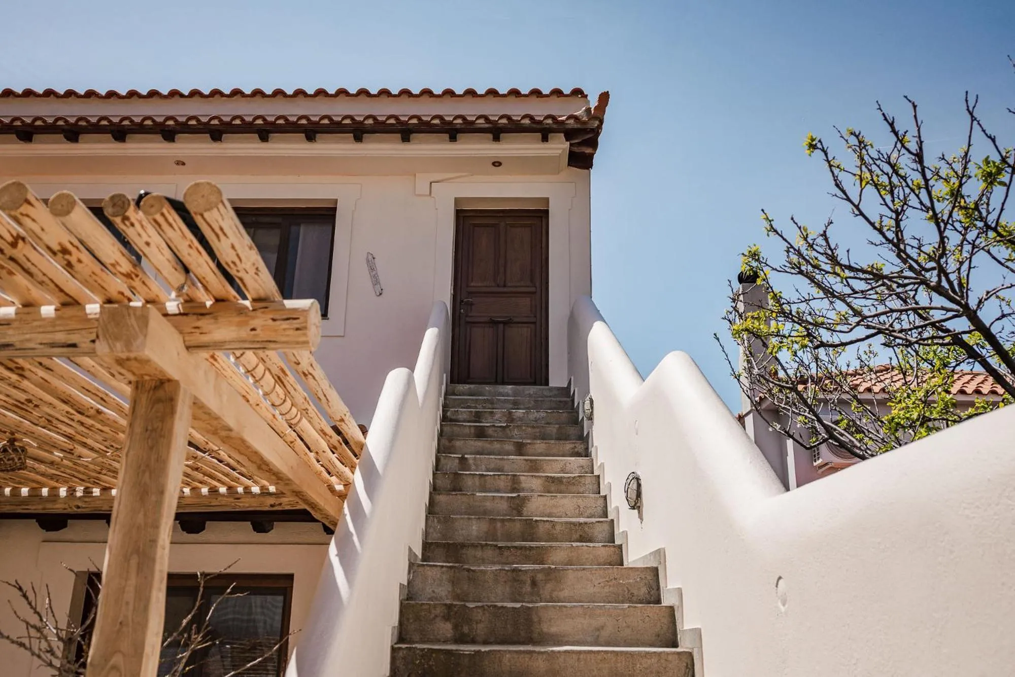 Facade/entrance in Fasolaki Skopelos - Eco Residences