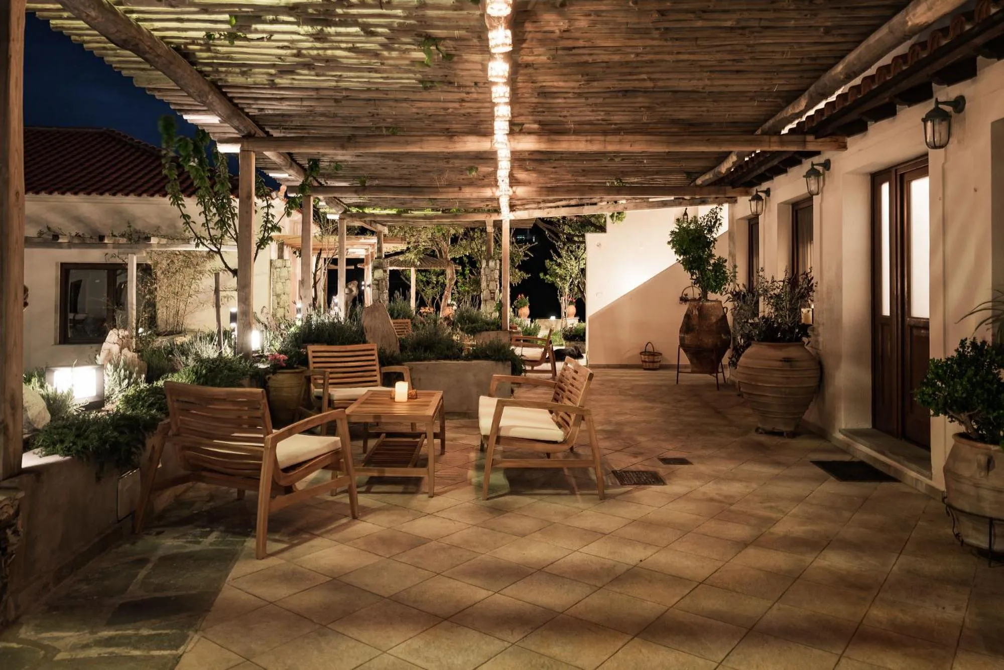 Patio in Fasolaki Skopelos - Eco Residences