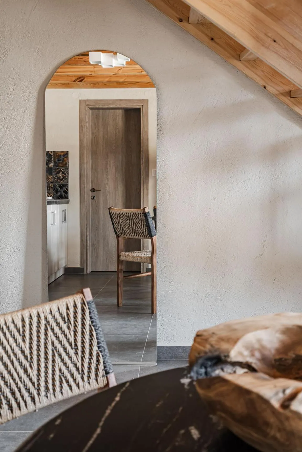 Seating area in Fasolaki Skopelos - Eco Residences