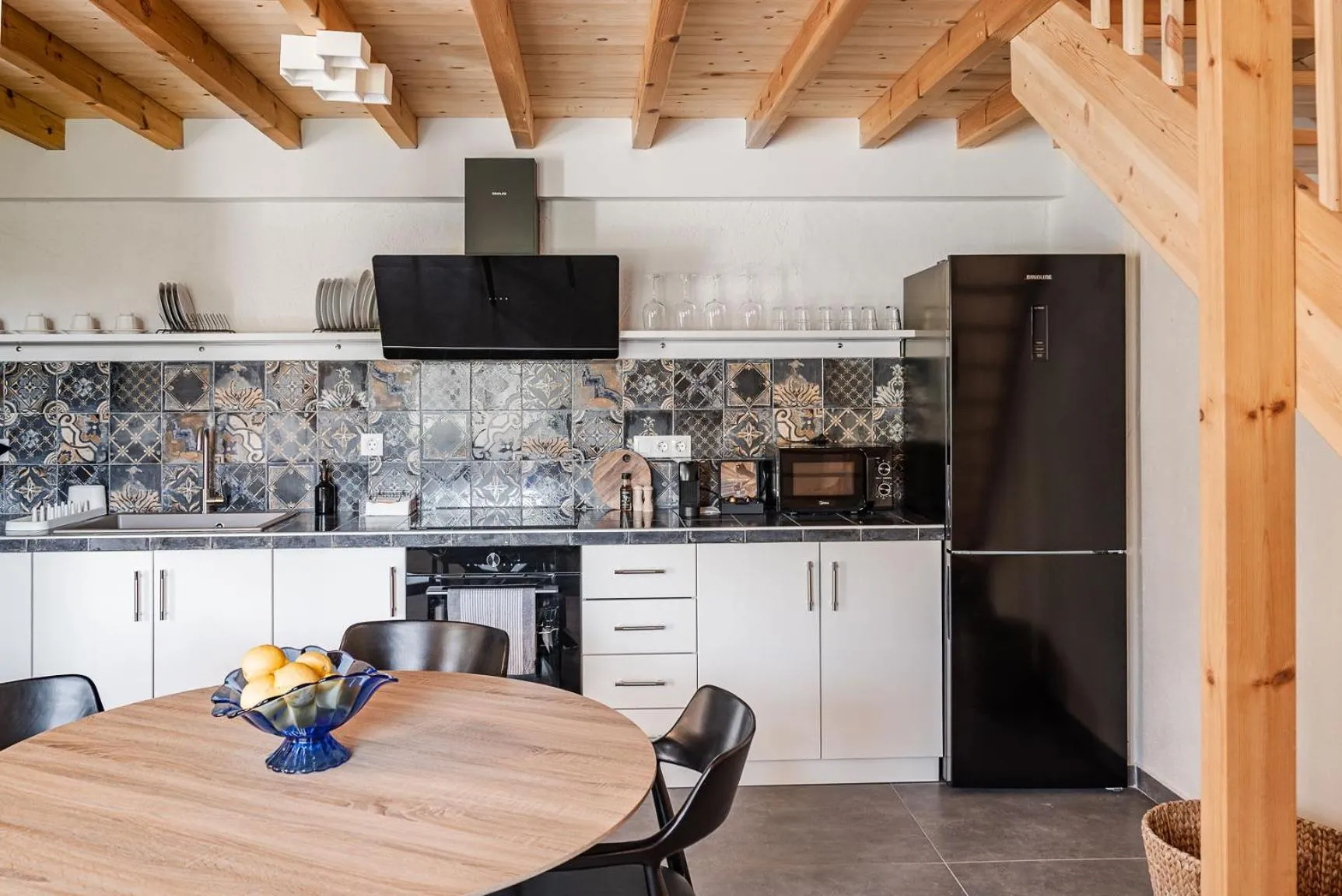 Kitchen or kitchenette in Fasolaki Skopelos - Eco Residences