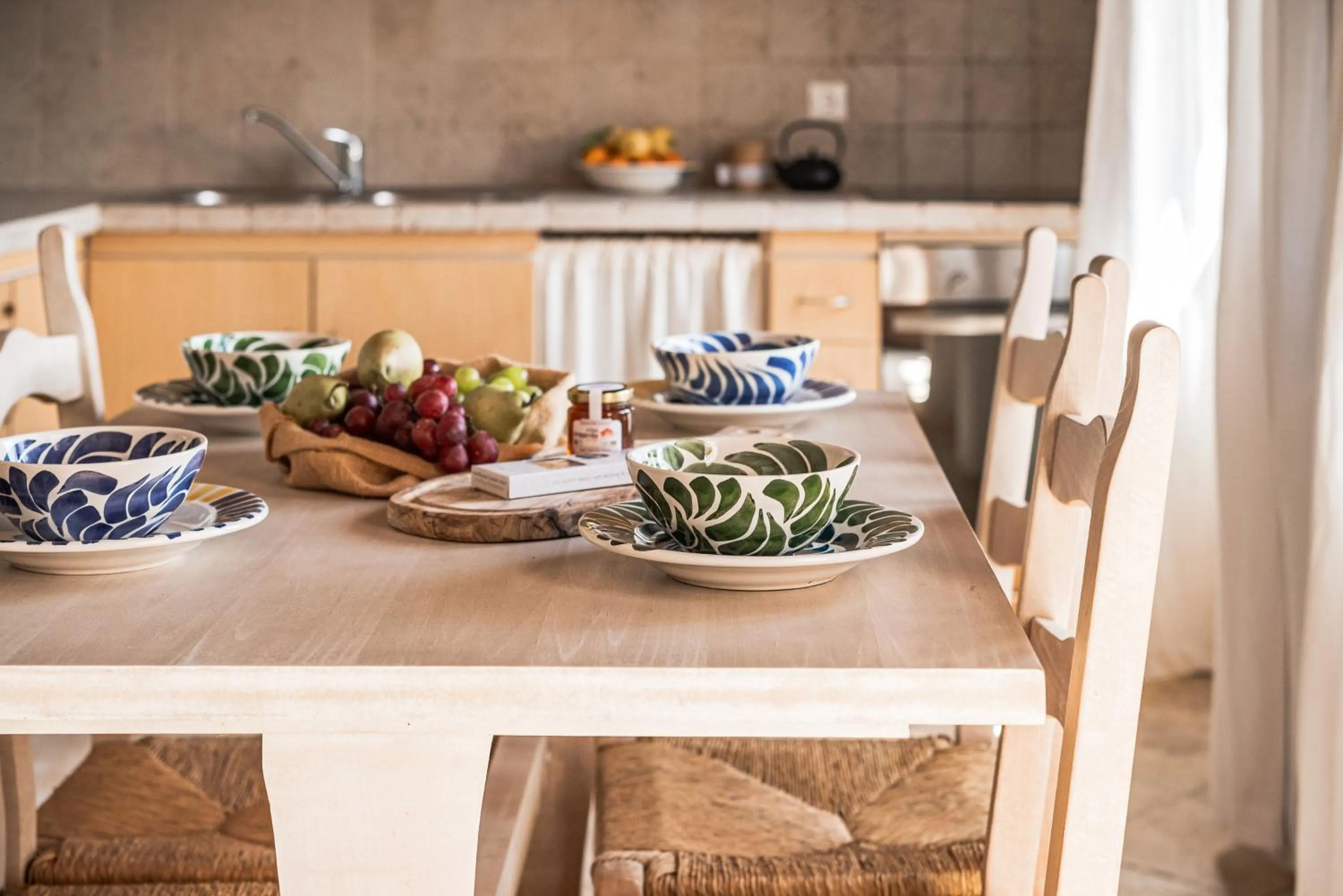 Kitchen or kitchenette in Fasolaki Skopelos - Eco Residences