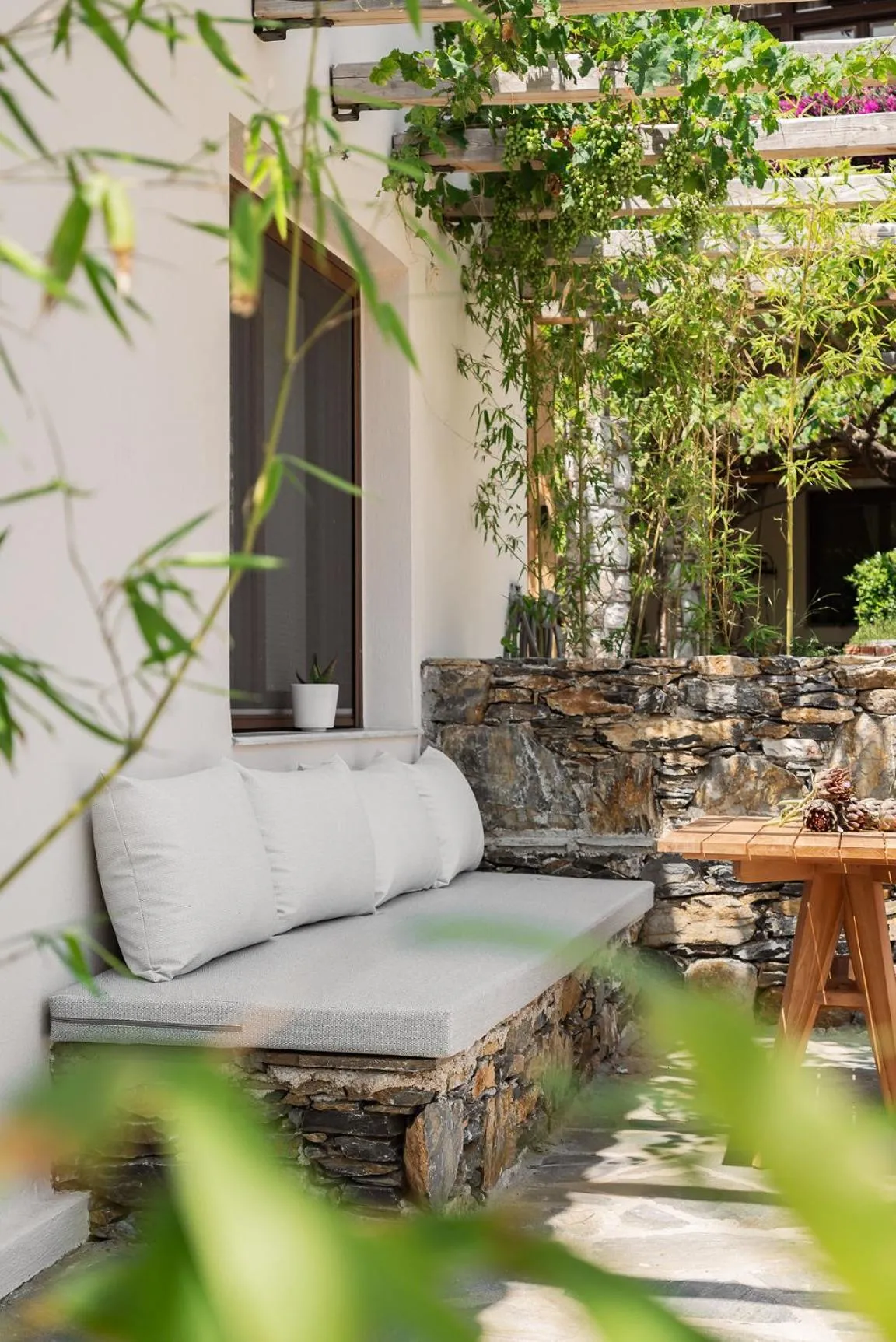 Patio in Fasolaki Skopelos - Eco Residences