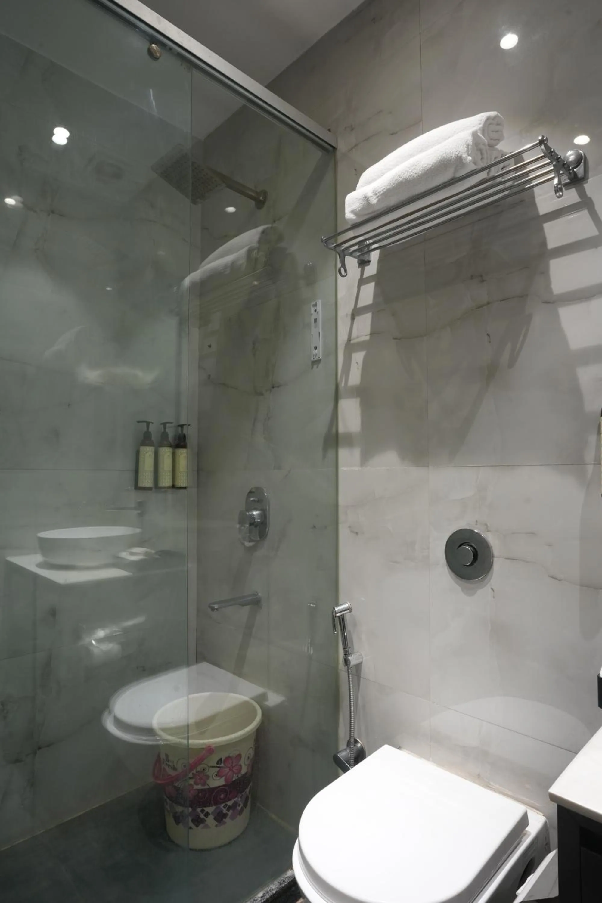 Shower in Stamps Golden Lagoon by Eight Continents - Opposite to Golden Temple