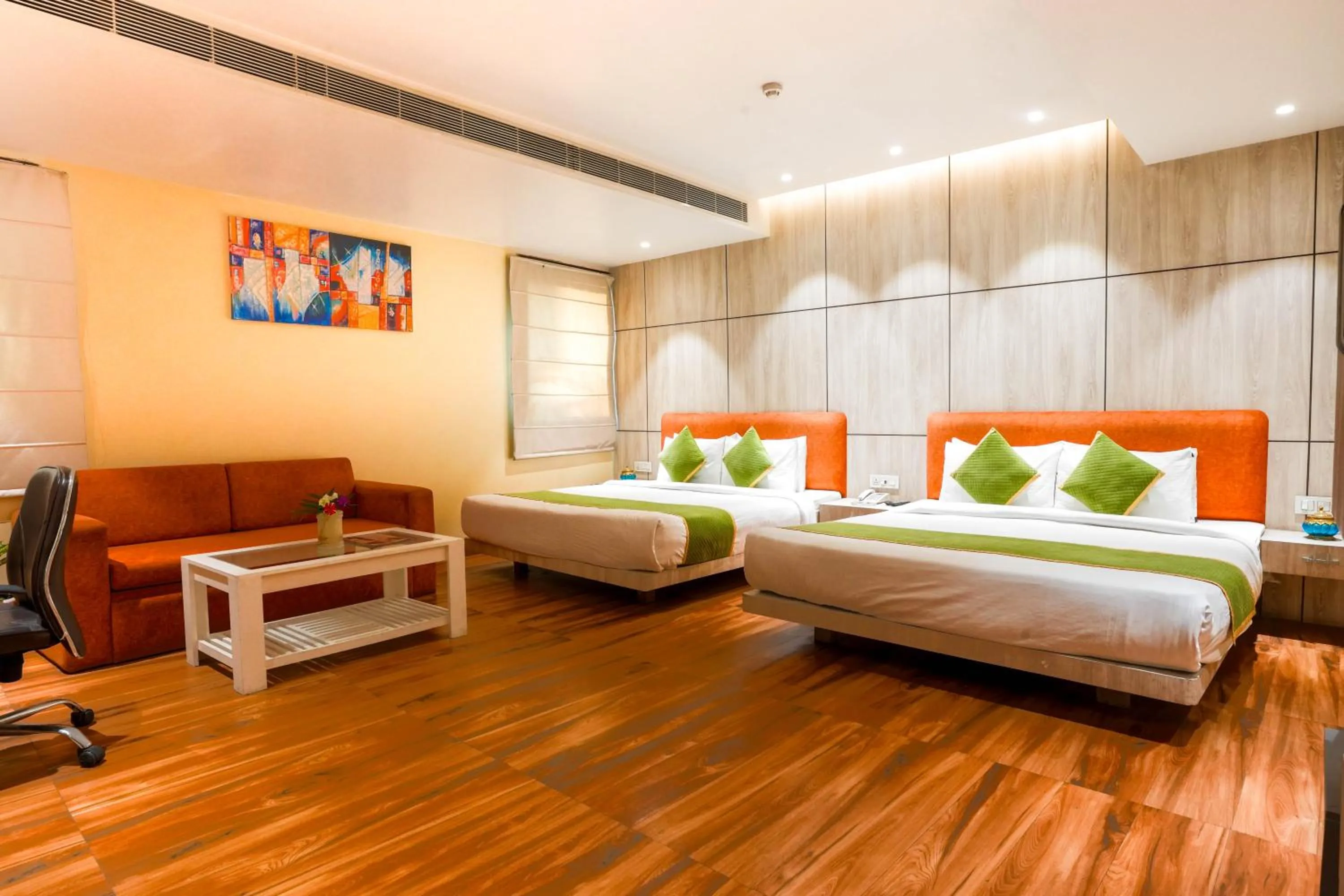 Bed in Stamps Golden Lagoon by Eight Continents - Opposite to Golden Temple