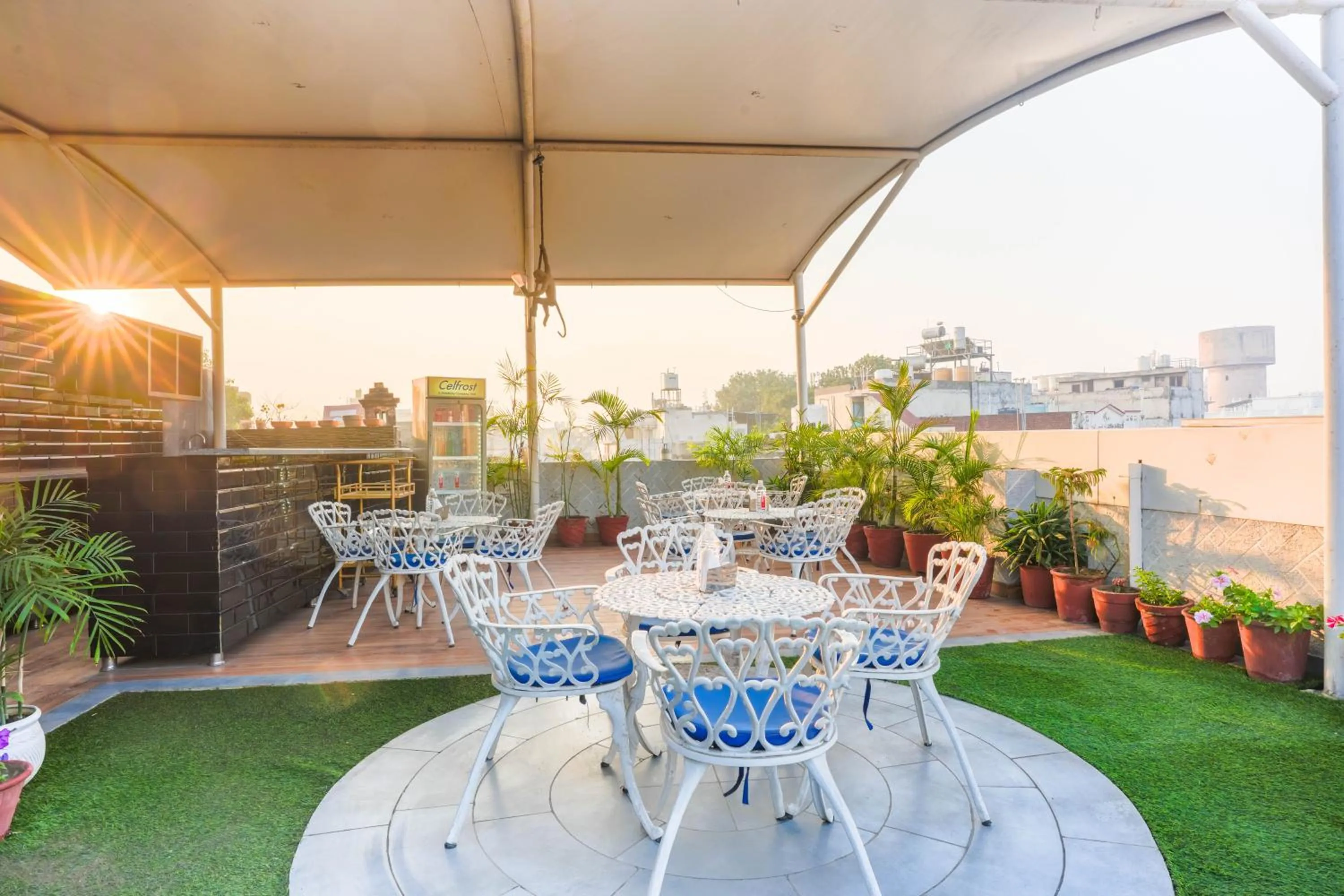 Balcony/Terrace in Stamps Golden Lagoon by Eight Continents - Opposite to Golden Temple