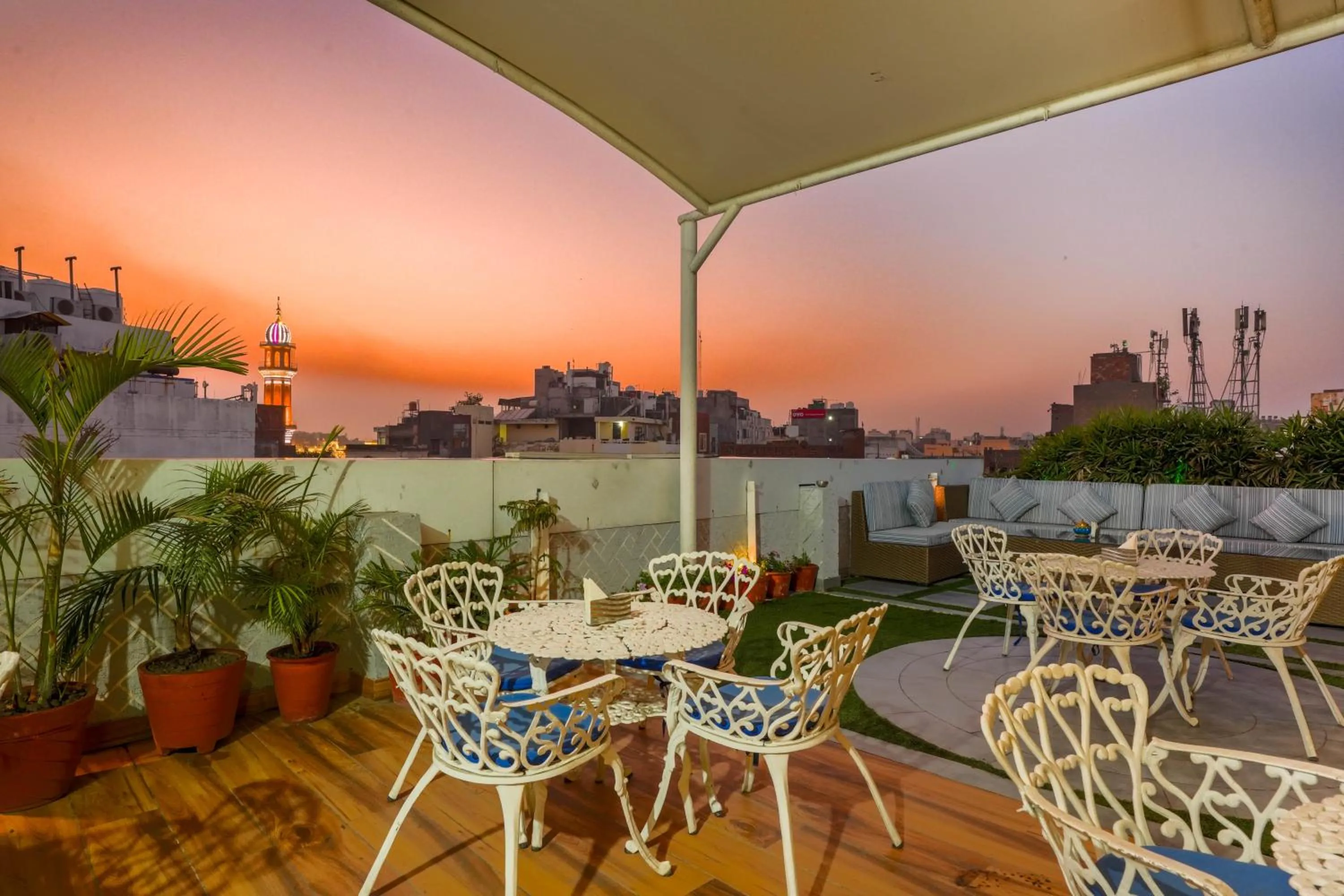 Balcony/Terrace in Stamps Golden Lagoon by Eight Continents - Opposite to Golden Temple